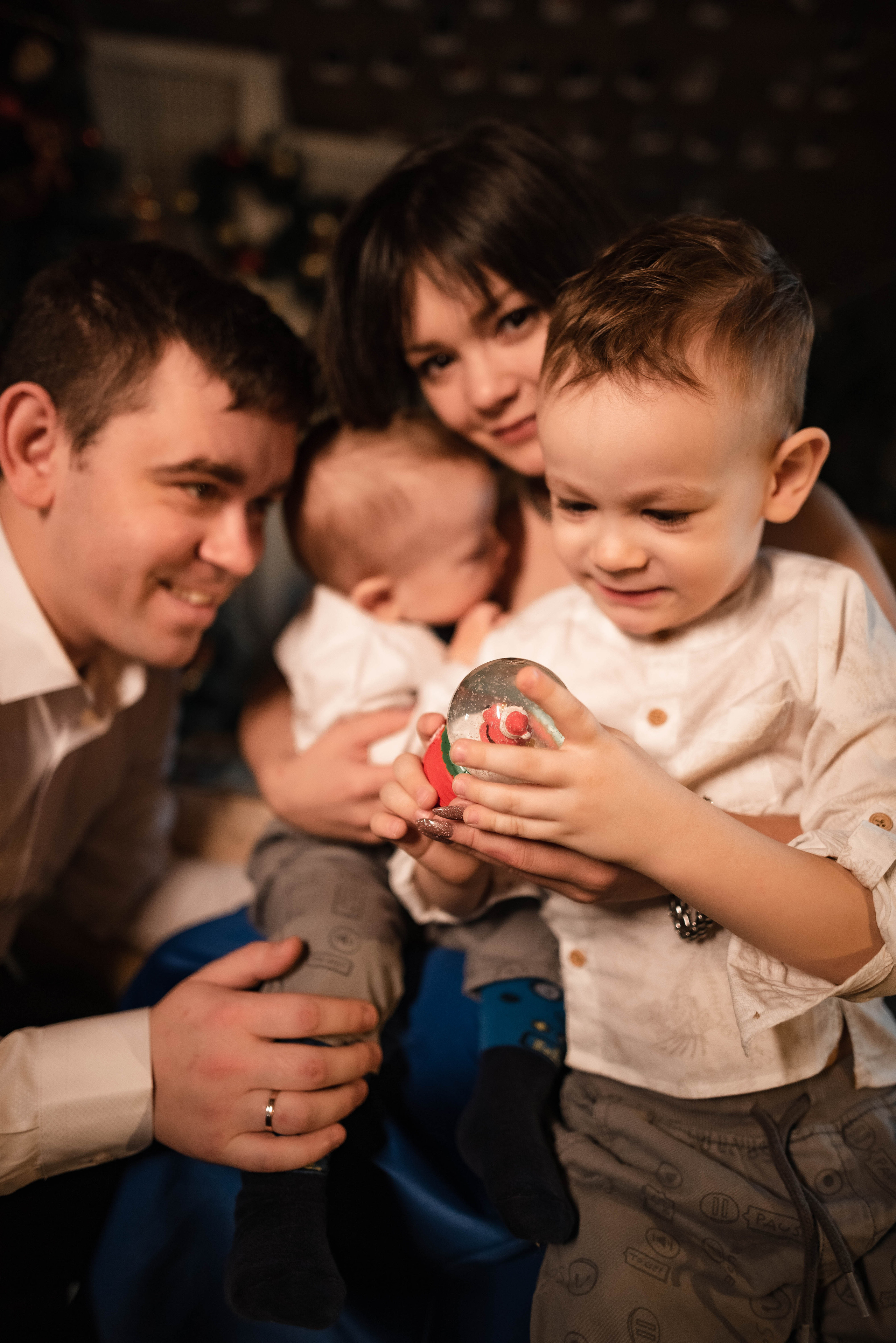 Новогодняя фотосессия для Зои и её семьи. Семейный и детский фотограф в Санкт-Петербурге Татьяна Дмитренко