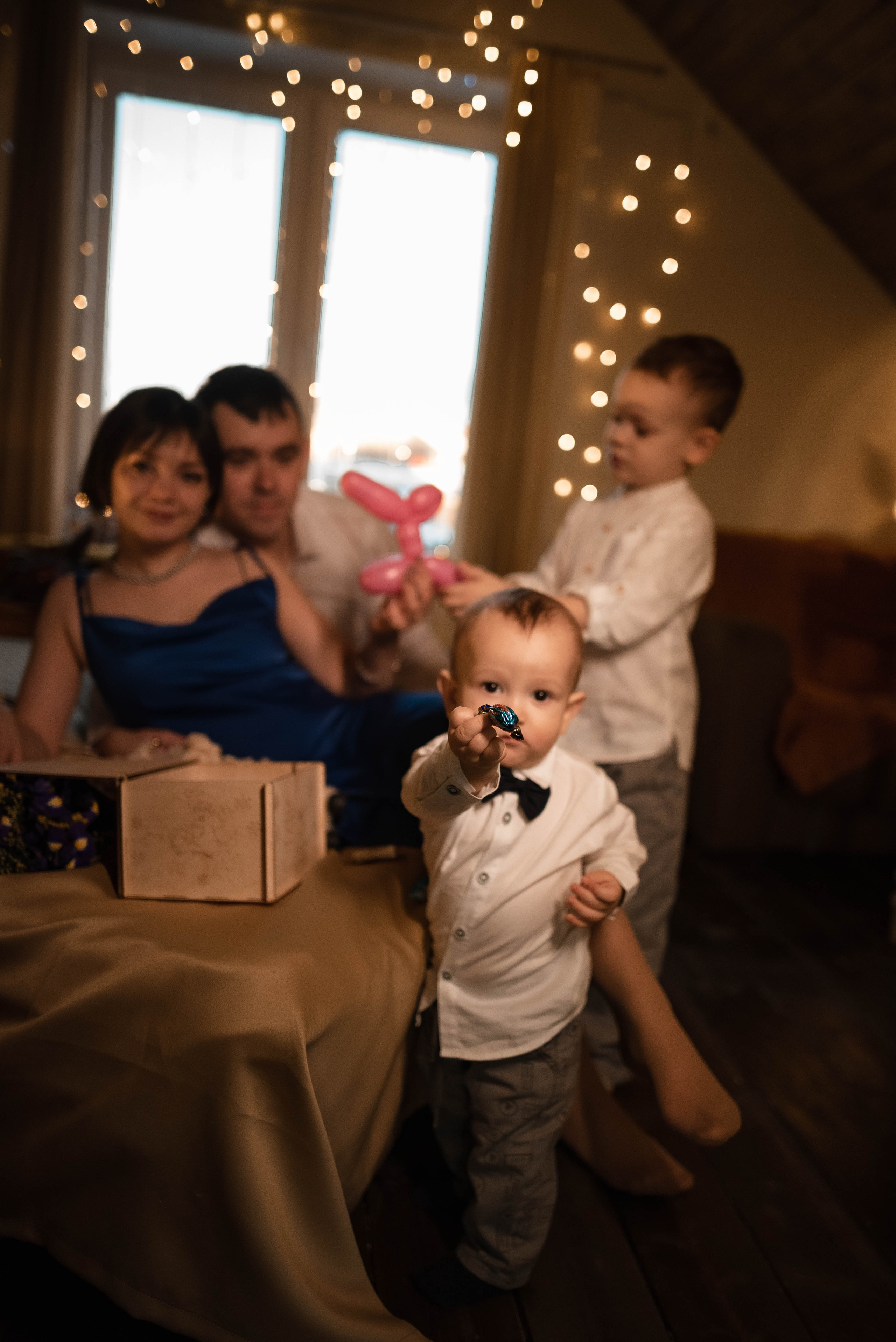 Новогодняя фотосессия для Зои и её семьи. Семейный и детский фотограф в Санкт-Петербурге Татьяна Дмитренко