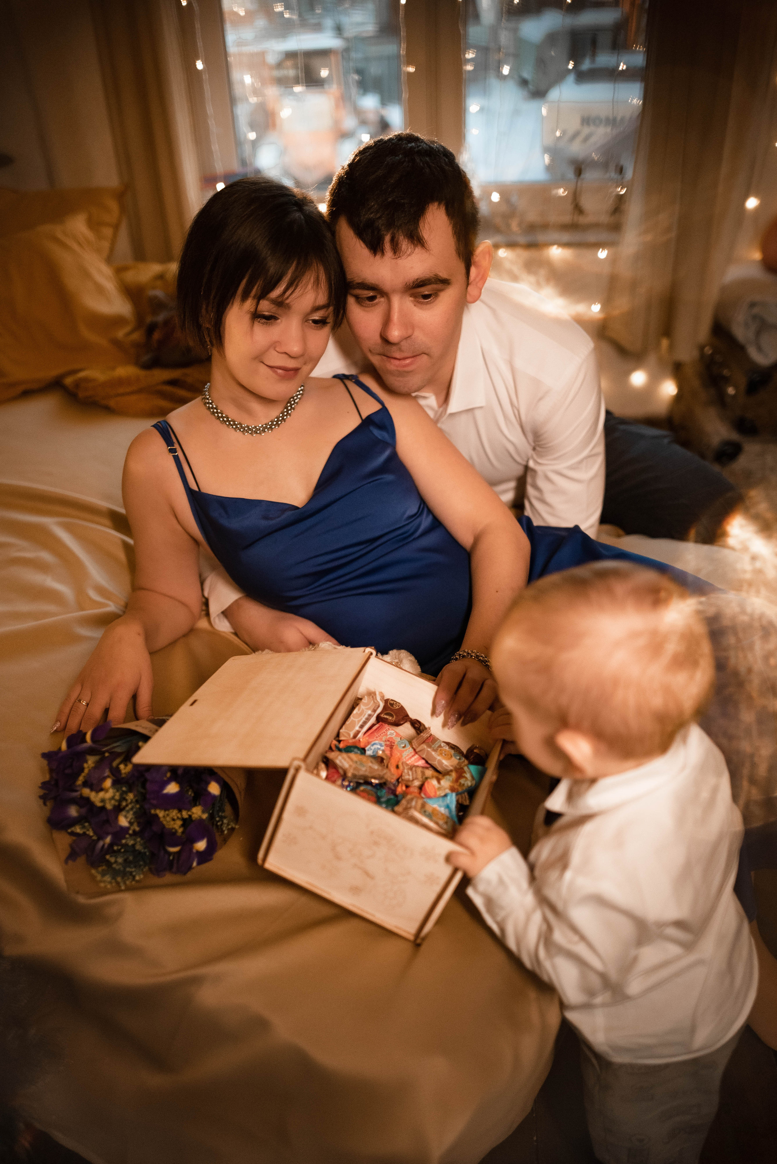 Новогодняя фотосессия для Зои и её семьи. Семейный и детский фотограф в Санкт-Петербурге Татьяна Дмитренко