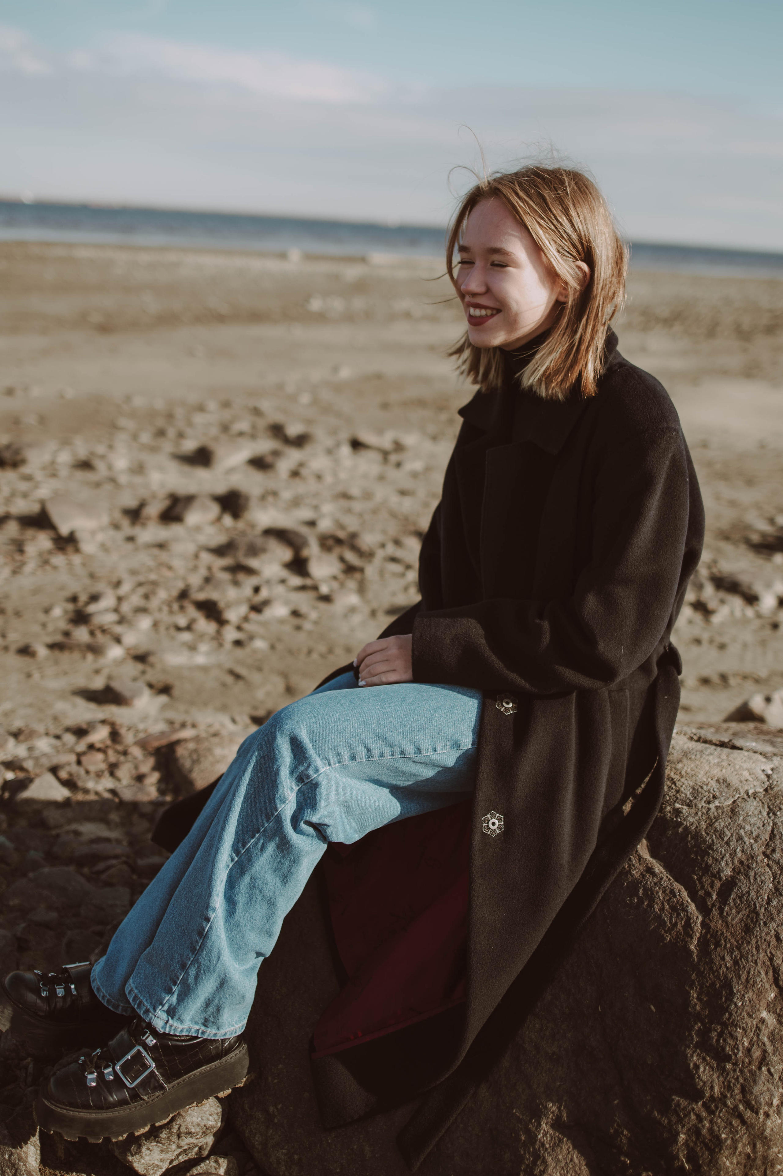 Зимний пляж. Семейный и детский фотограф в Санкт-Петербурге Татьяна Дмитренко