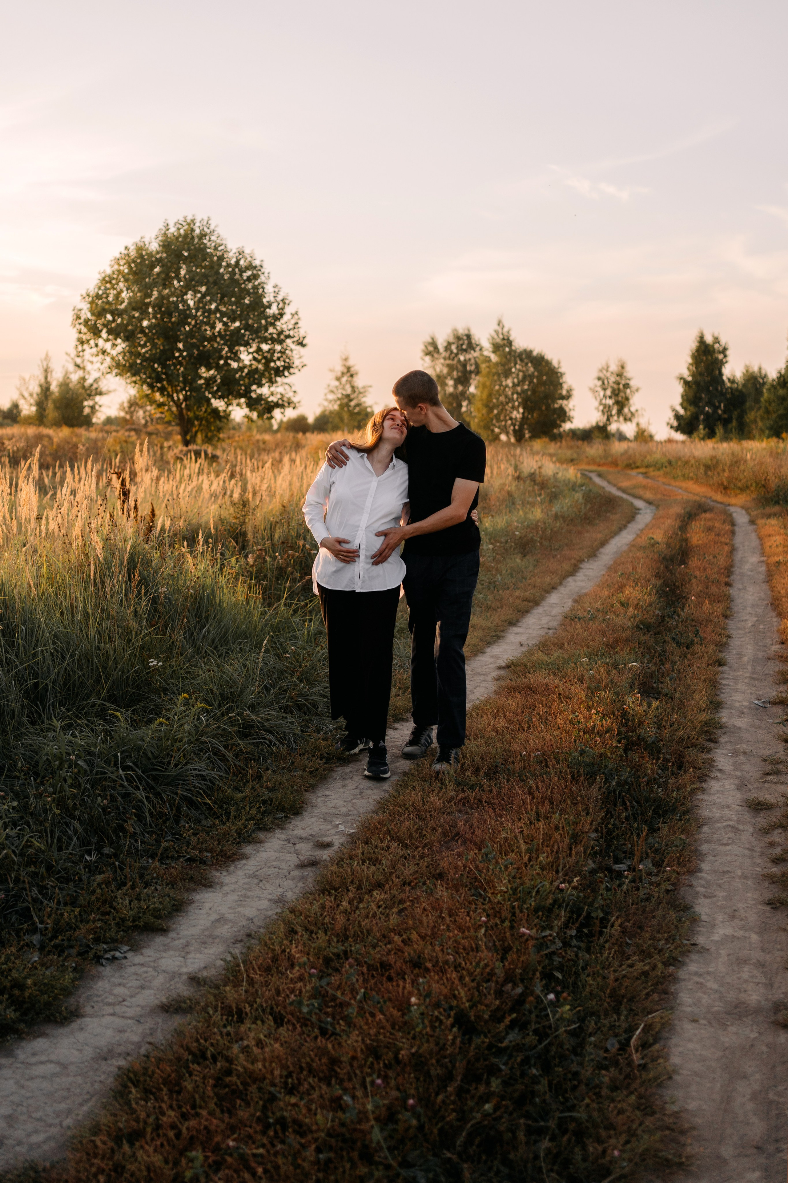 Фотосессия беременности на природе. Семейный фотограф в Москве и в Домодедово Екатерина Патракова