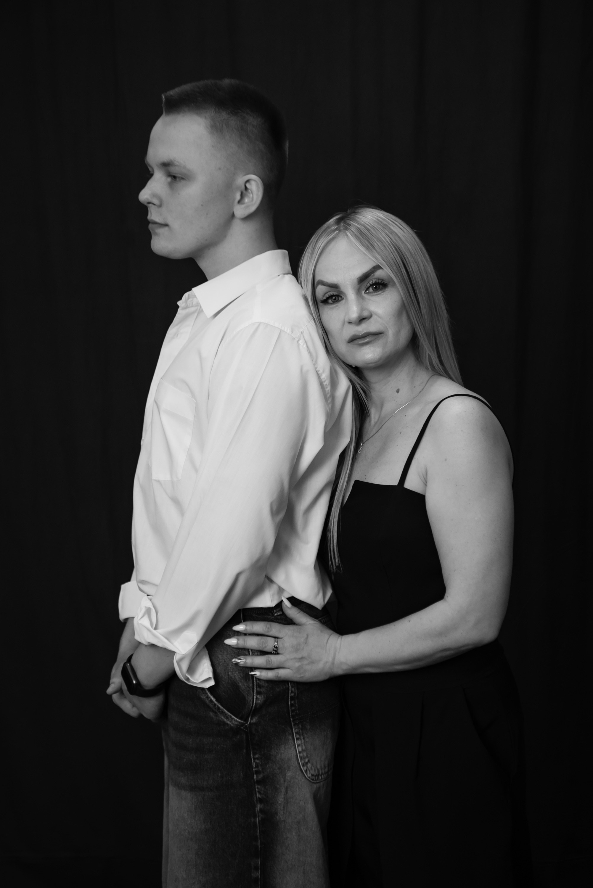 Семейная съемка в студии. Фотограф Тула творческие фотосессии недорого Ольга Ромашина