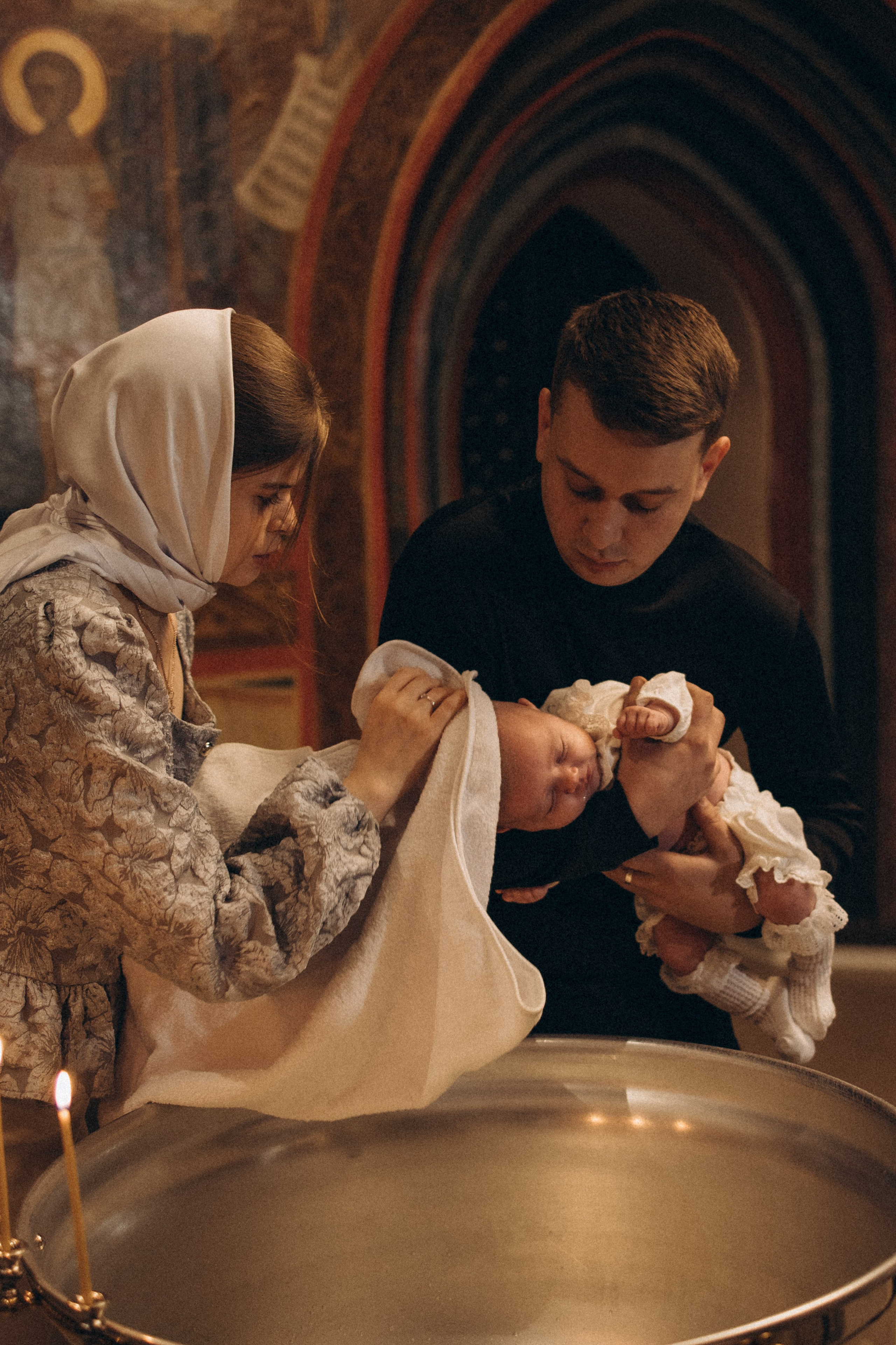 Таинство крещение. Семейный фотограф в Калининграде Юлия Нигаматулина