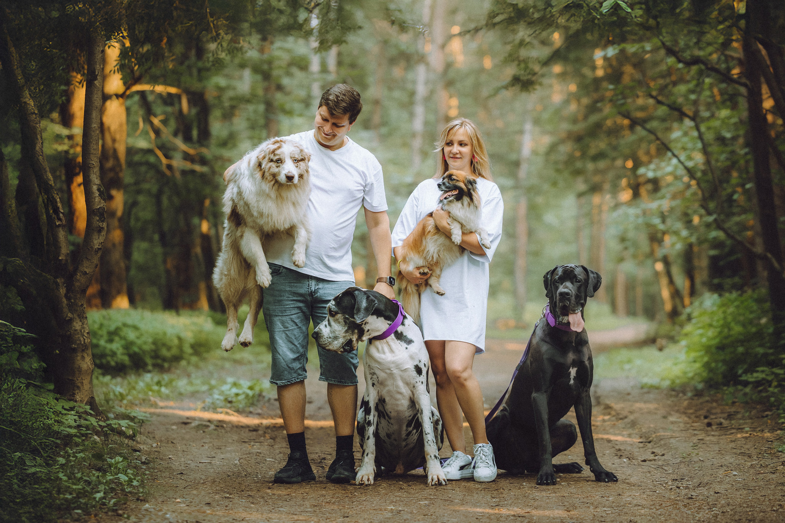 Катя, Андрей, Гектор, Ричи, Тортик и Трой