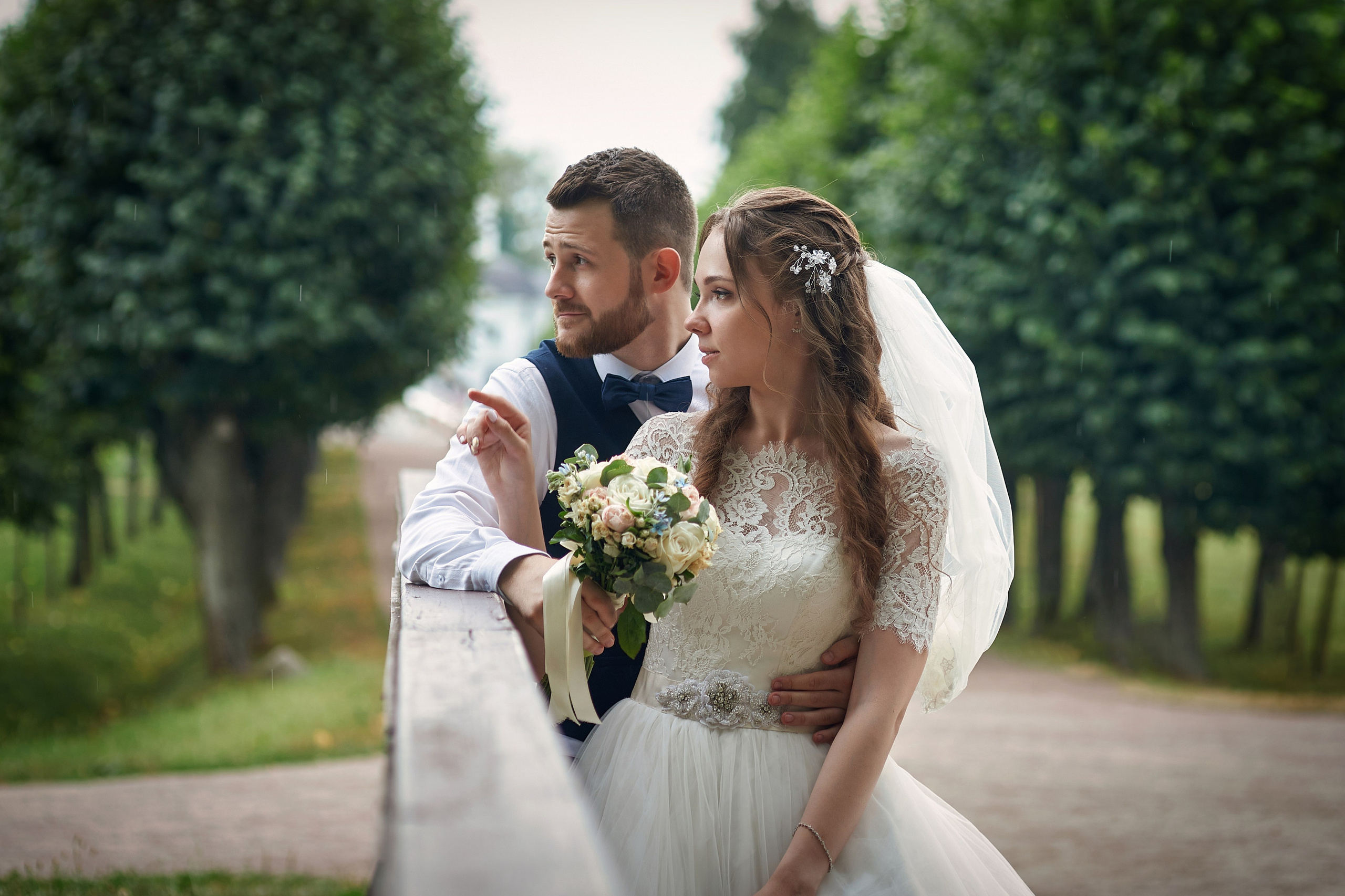 свадьба на природе