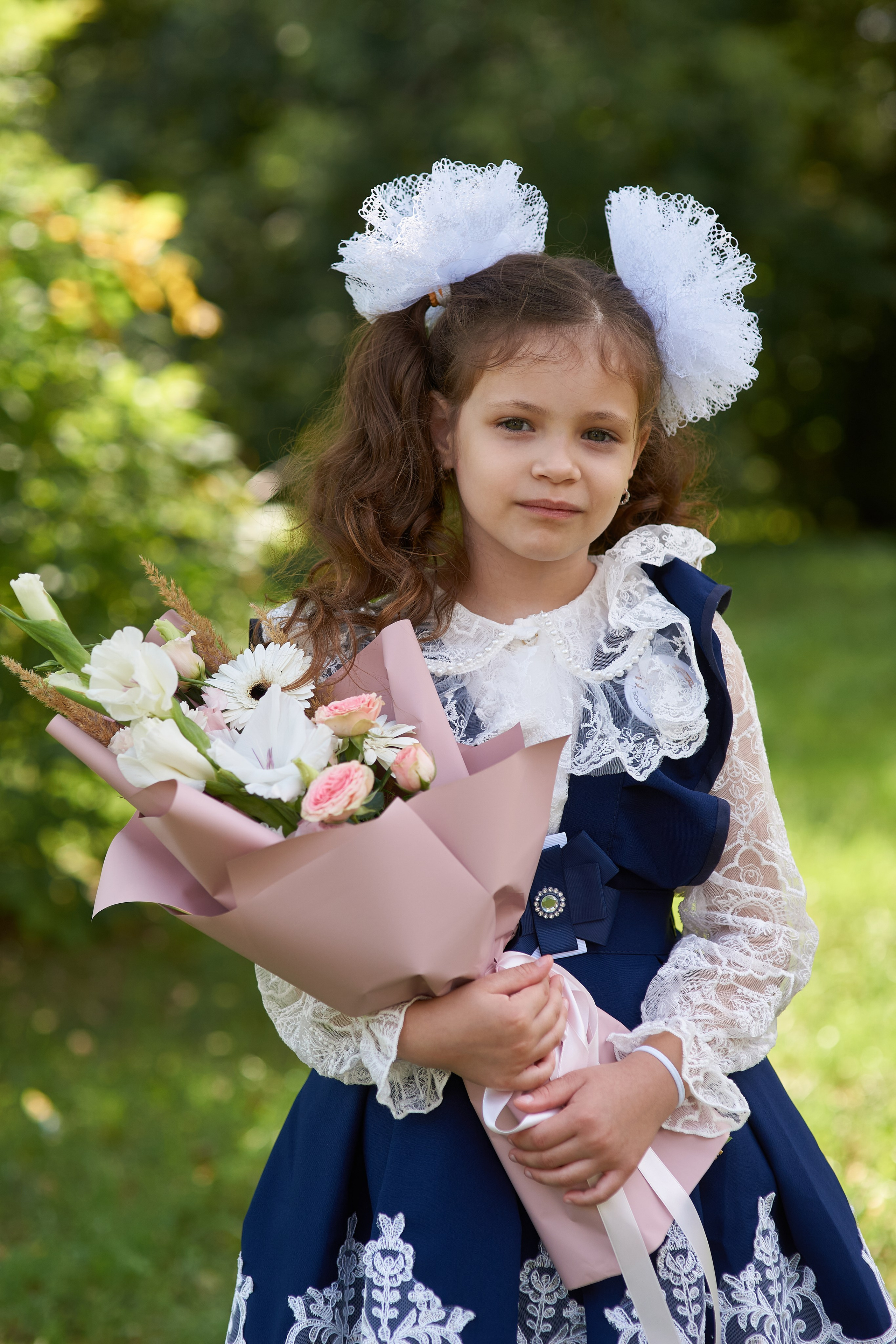 1 класс в День Знаний. Фотограф Владимир Артамонов