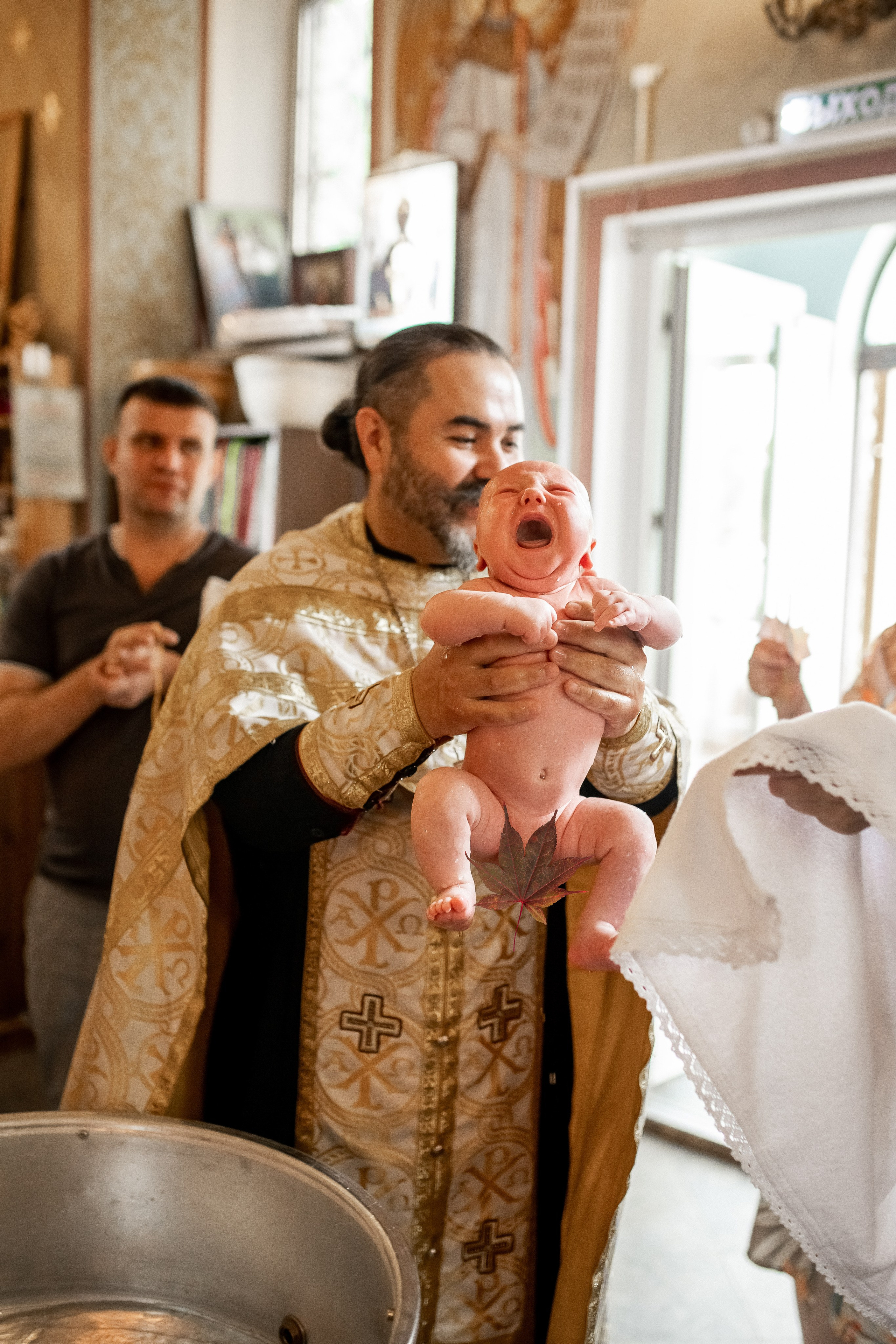 Крещение в Храме Усекновения гл.Иоанна-Предтечи д. Калиновка. Профессиональный фотограф, Москва |Видное Елена Елизарова
