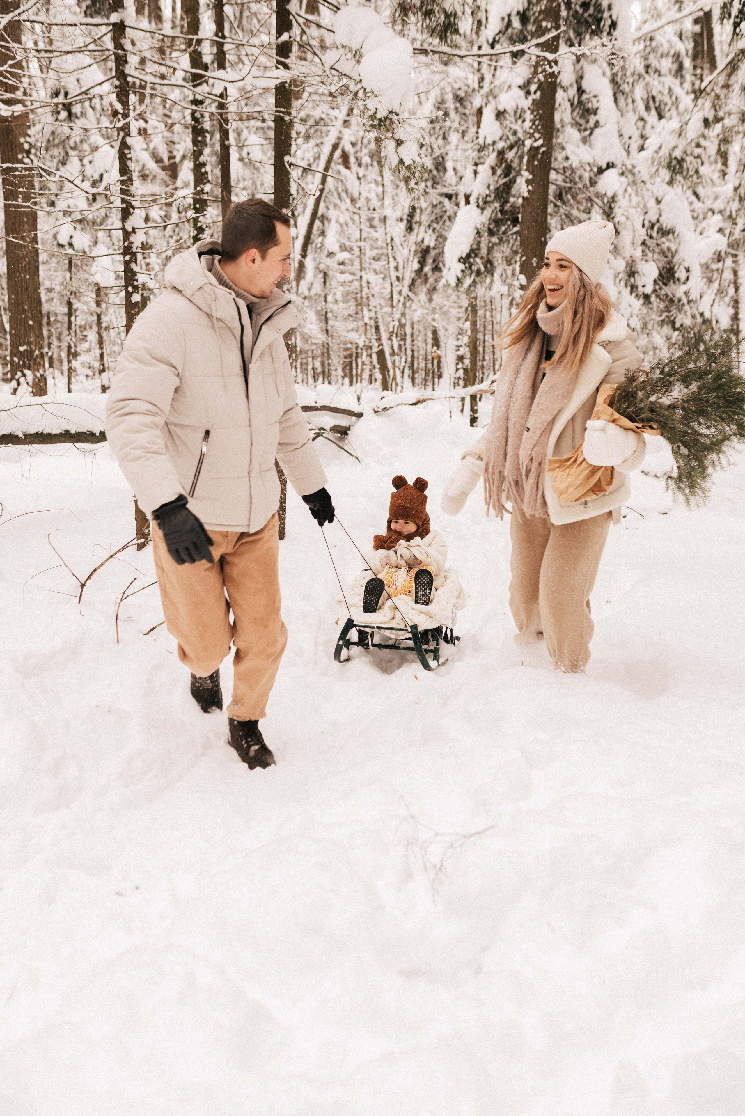 Зимняя уличная. Семейный, индивидуальный, контент фотограф Москва