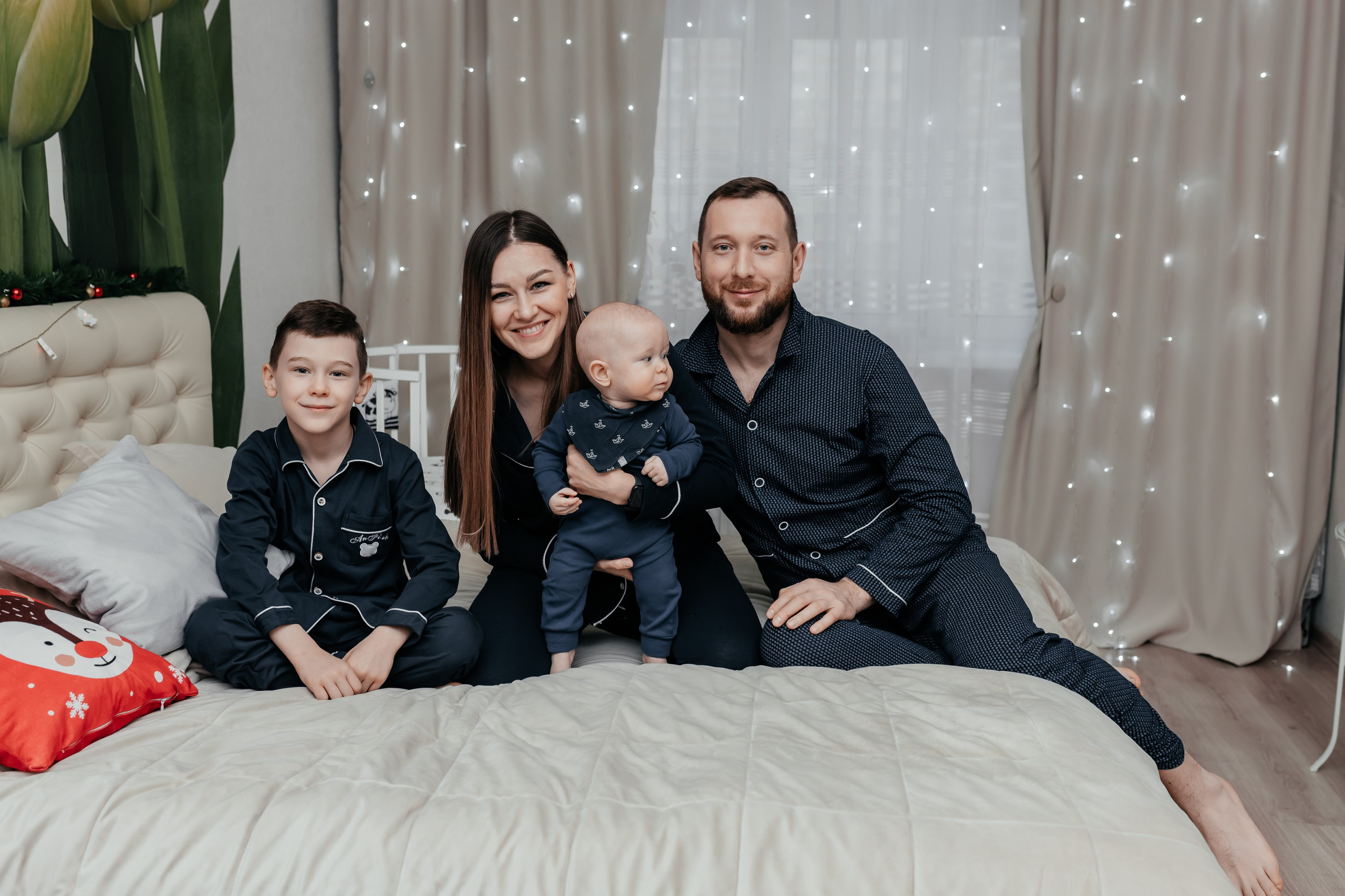 Саша, Кристина, Богдан, Степа. Семейный и домашний фотограф в Москве и МО Королева Валерия