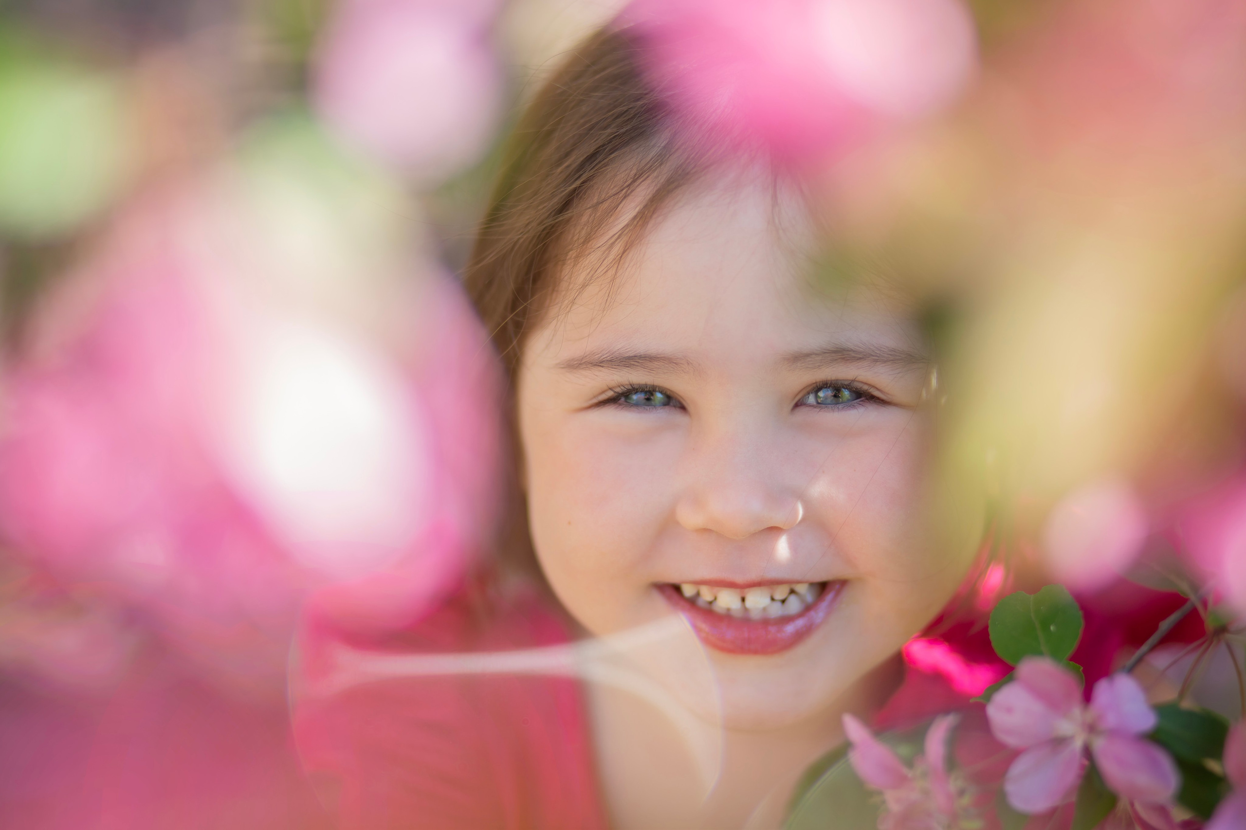 Фотопрогулка-яблони розовые. Семейный и детский фотограф в Москве и МО — Александра