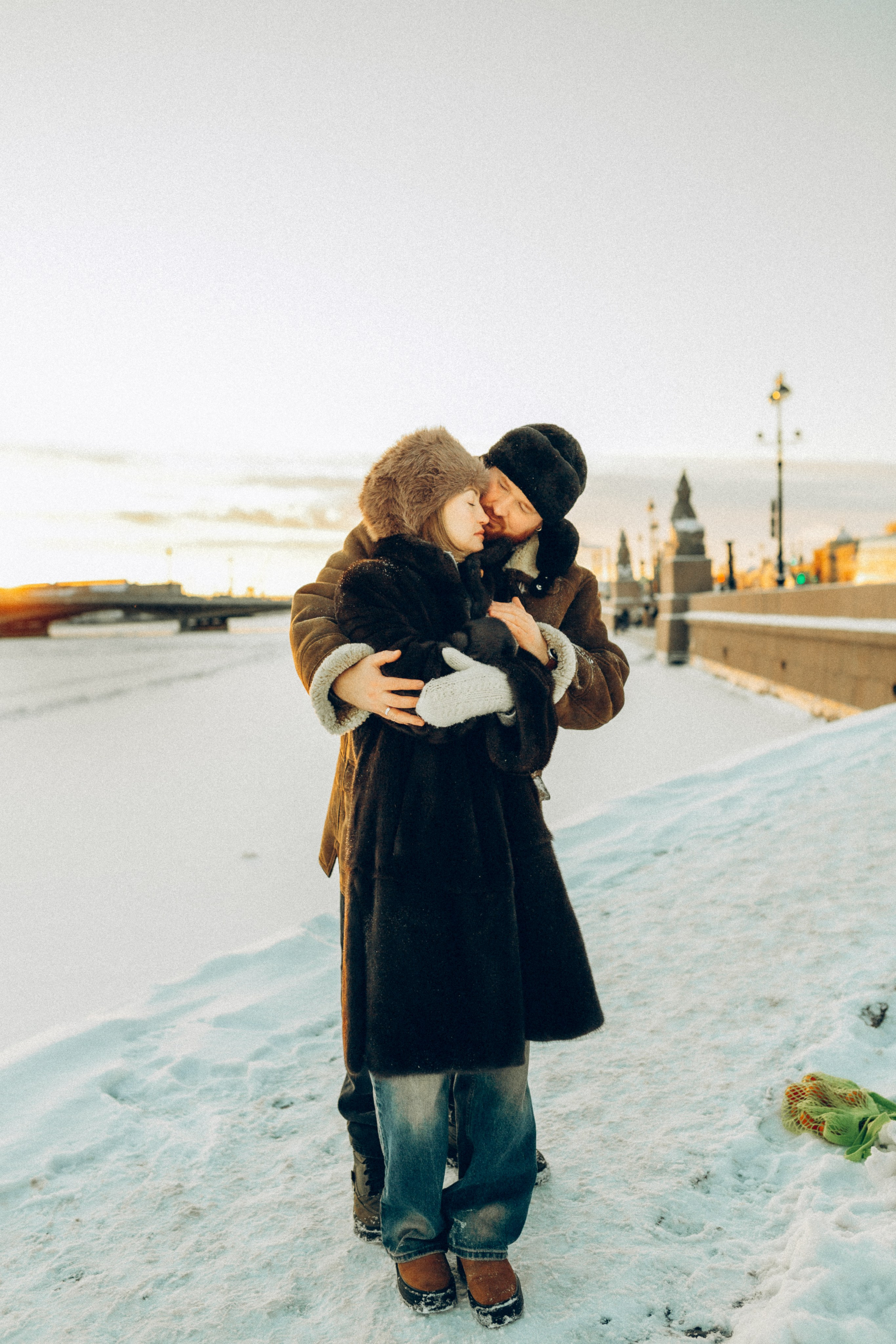 LoveStory зимняя. Фотограф Санкт-Петербург Князева Елизавета