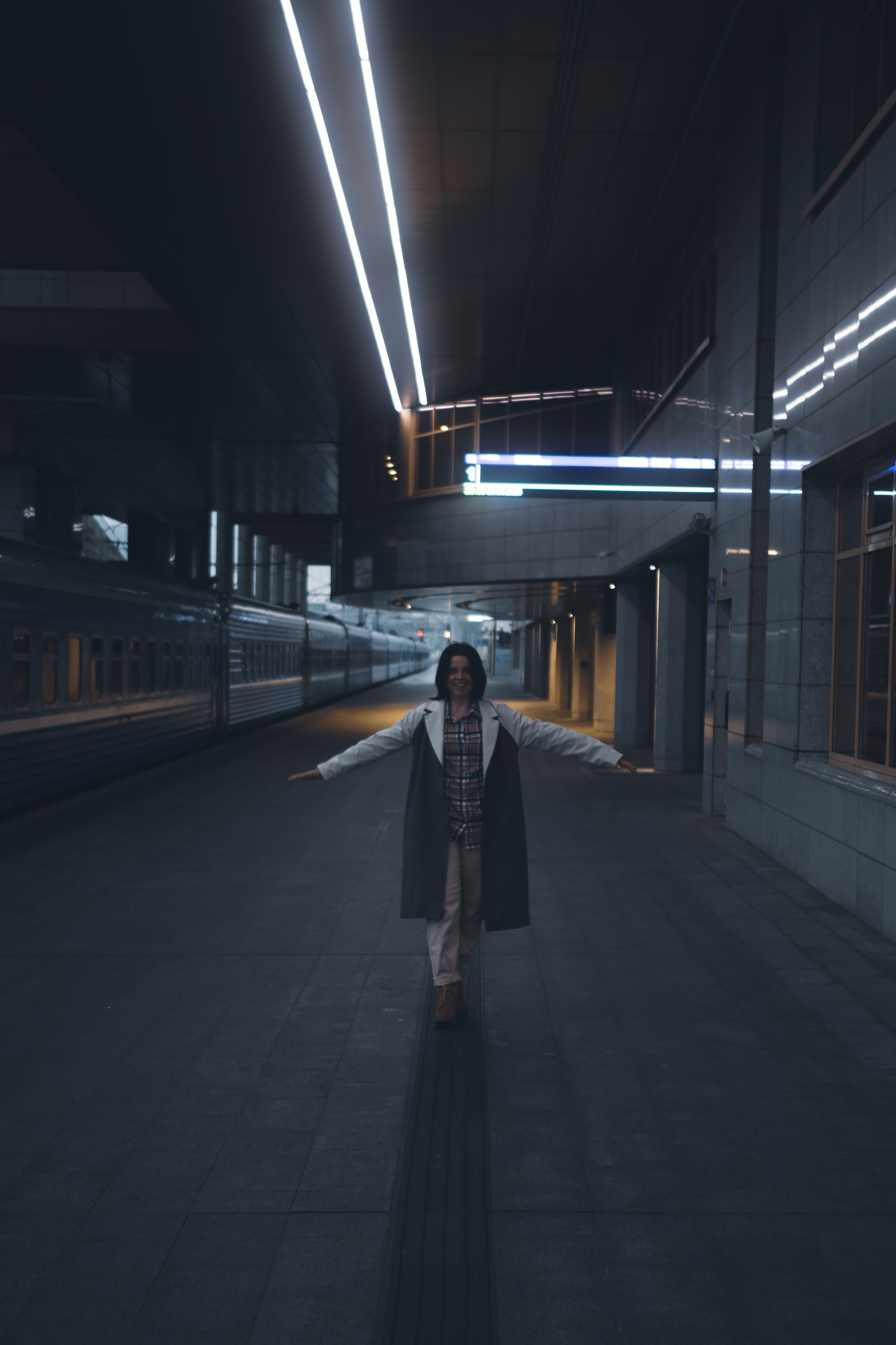 Фотосессия на вокзале