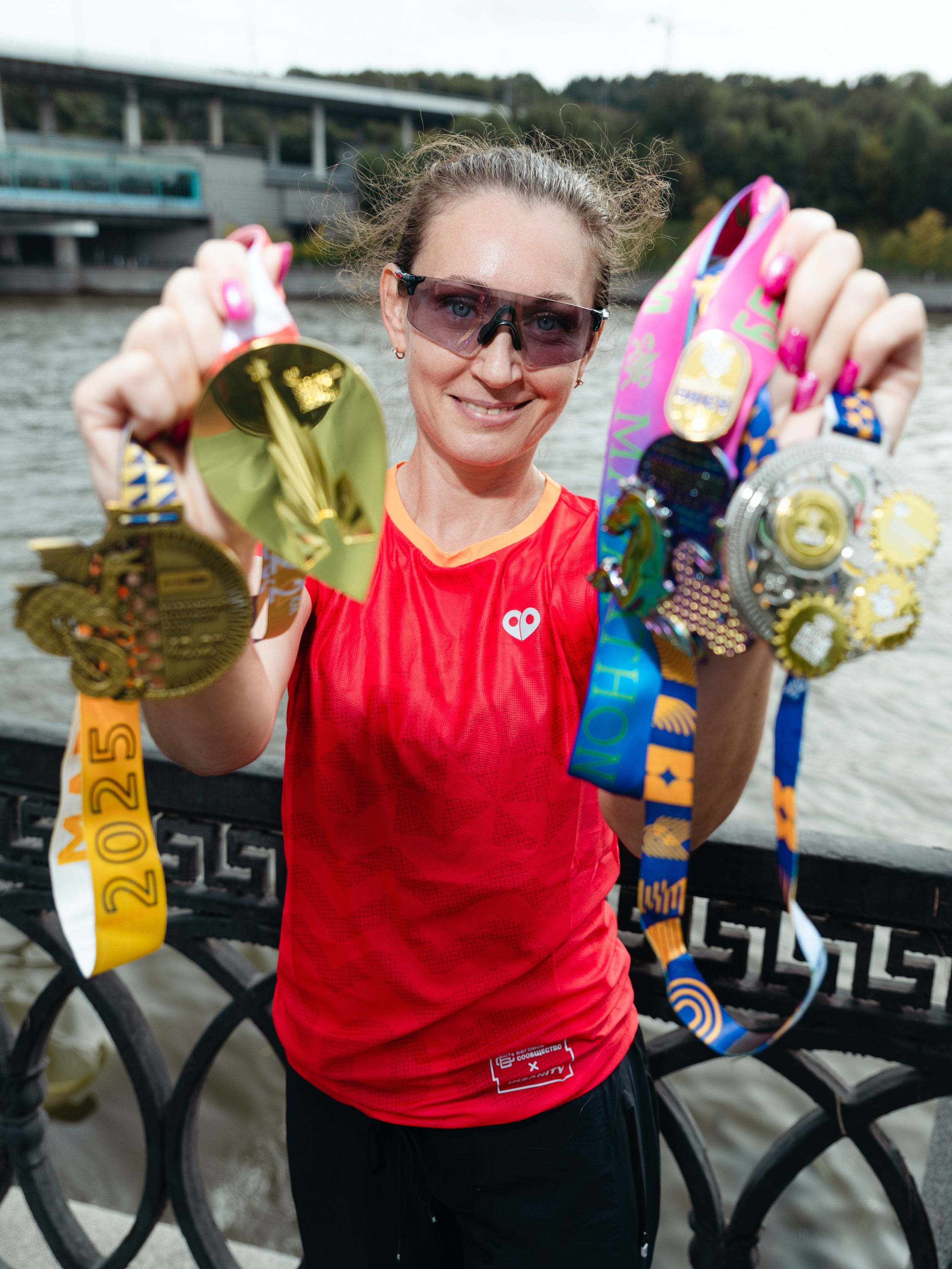 УRF на Московском Марафоне. Фотограф Иван Косарев