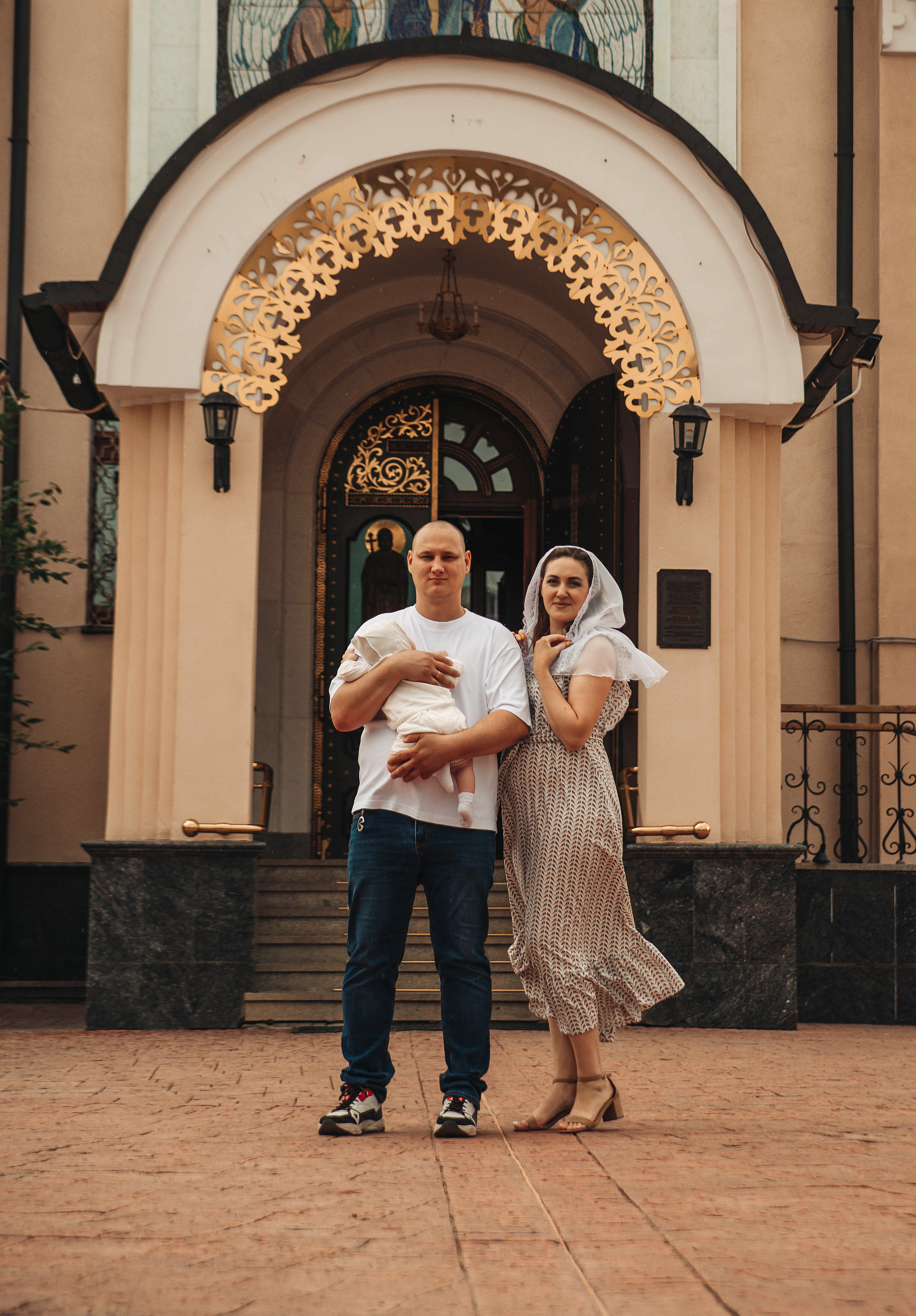 Крещение Артемия. Семейный фотограф Островская Альбина г. Мирный Саха (Якутия)