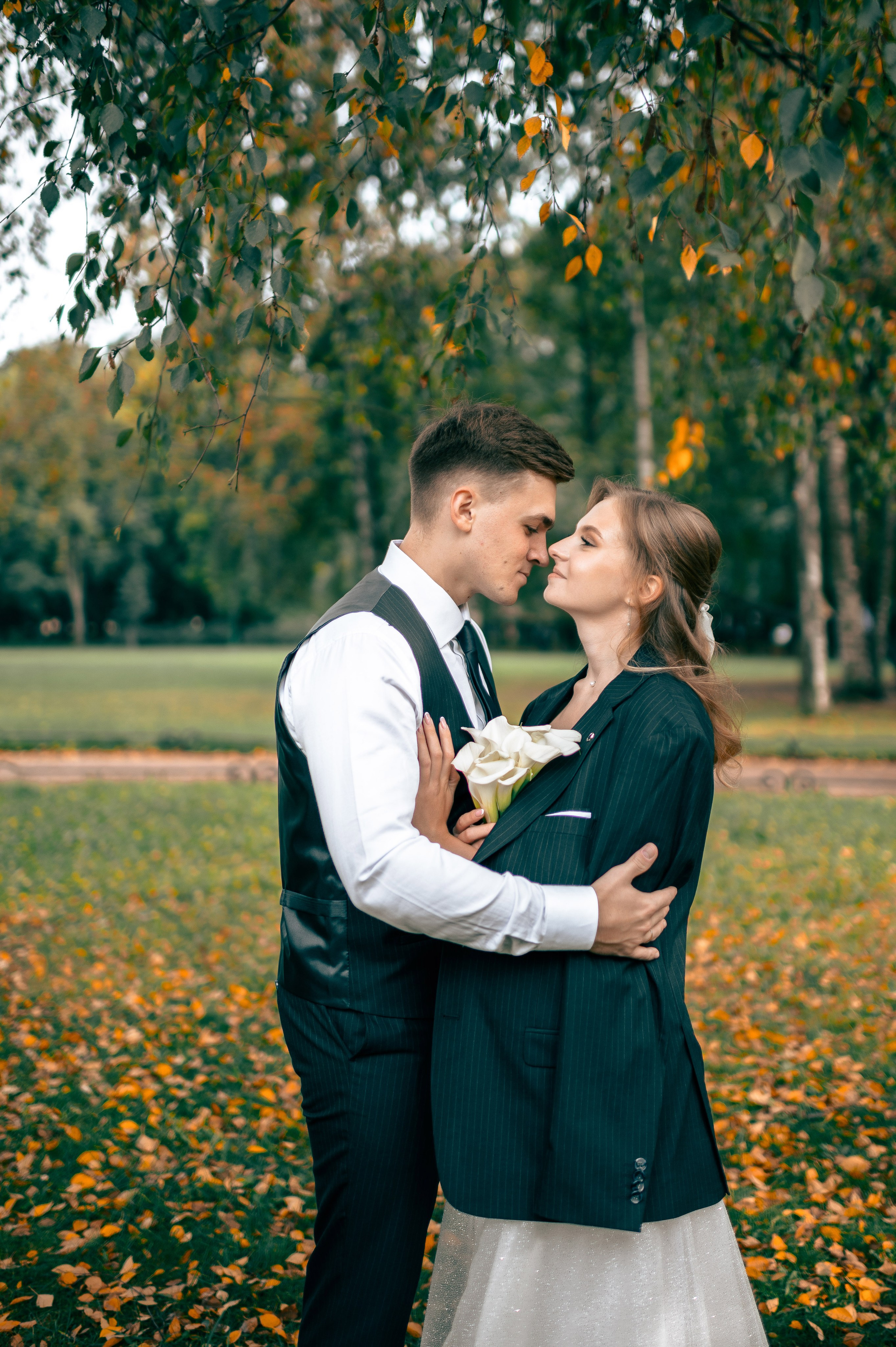 Анастасия и Михаил (Второй Дворец Бракосочетания на Фурштатской улице 52, фотосессия в Таврическом парке). Портретный, семейный и свадебный фотограф в Санкт-Петербурге и в Пушкине Ширяев Денис