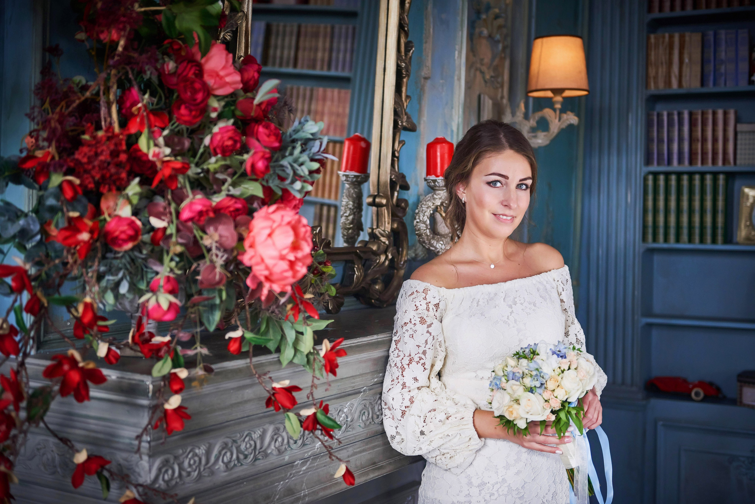 Свадебная фотосессия в студии. Портретный, семейный и свадебный фотограф в Санкт-Петербурге и в Пушкине Ширяев Денис