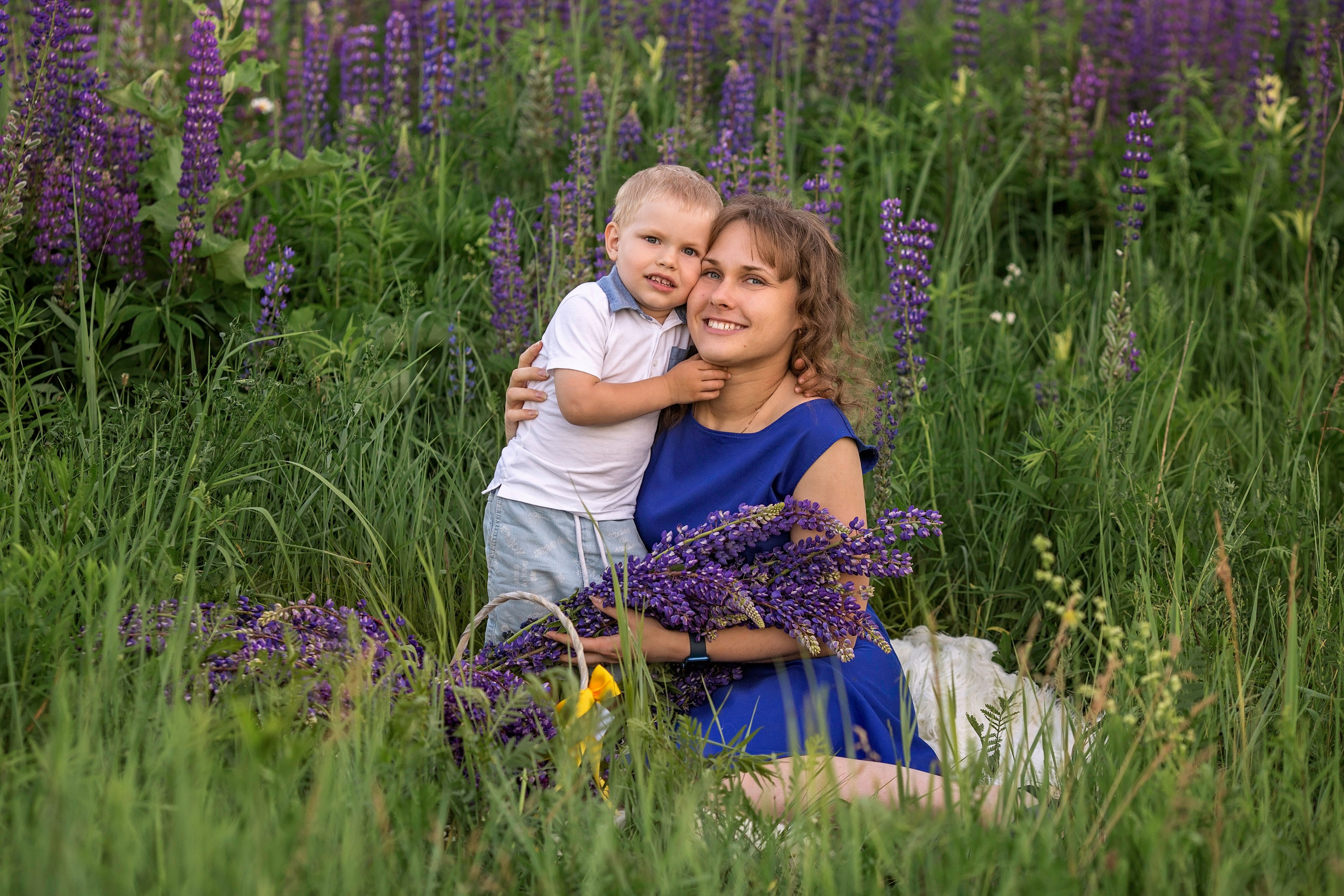 Индивидуальная фотосессия в люпинах (Анна). Главная