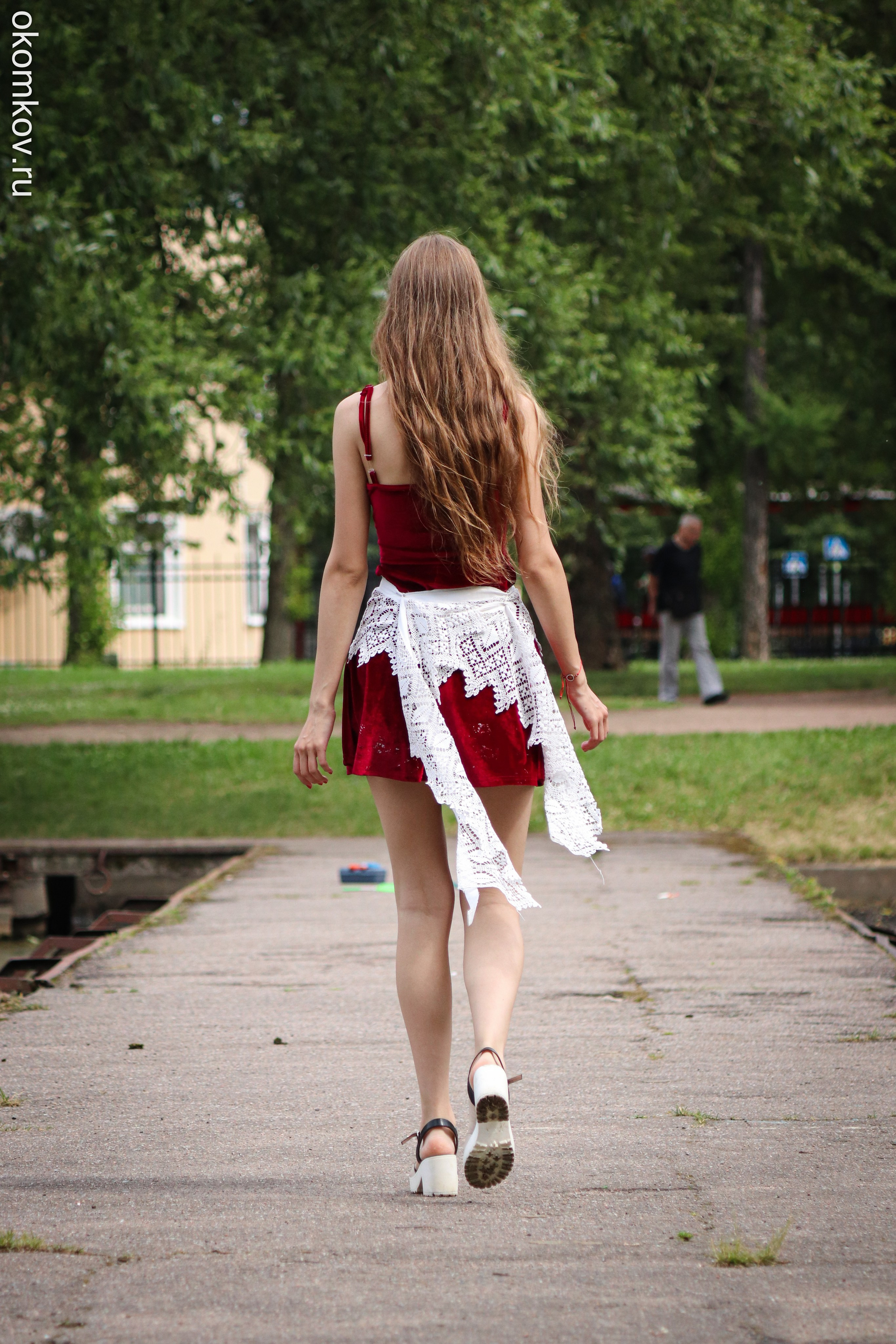 Показ образов на пирсе Московского парка Победы. Ивентный фотограф в Санкт-Петербурге Олег Комков