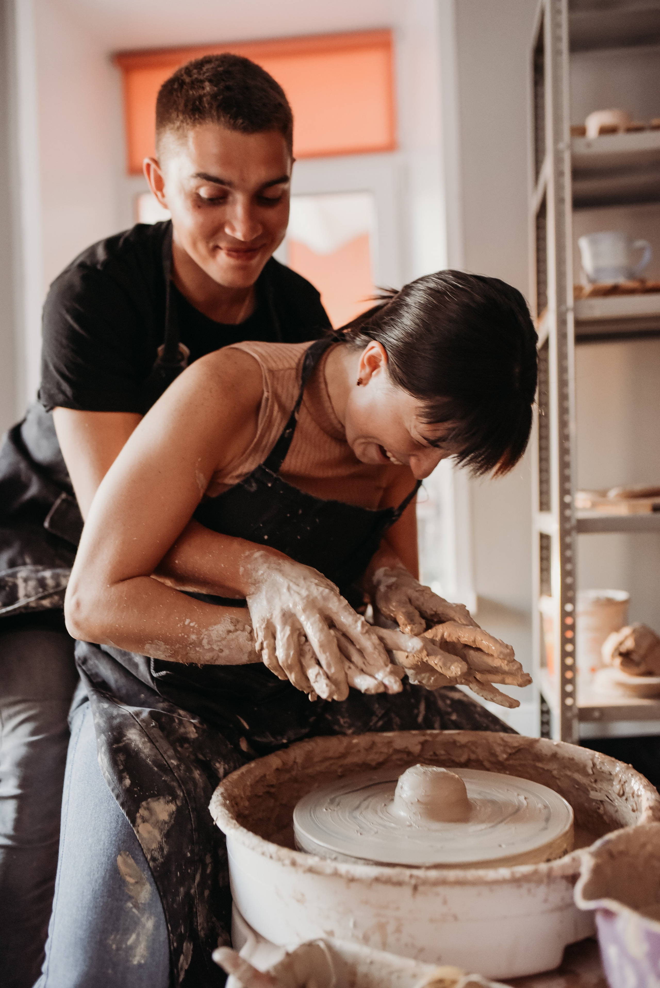 Love Story в гончарной мастерской. Семейный фотограф Олеся Батурина Рязань