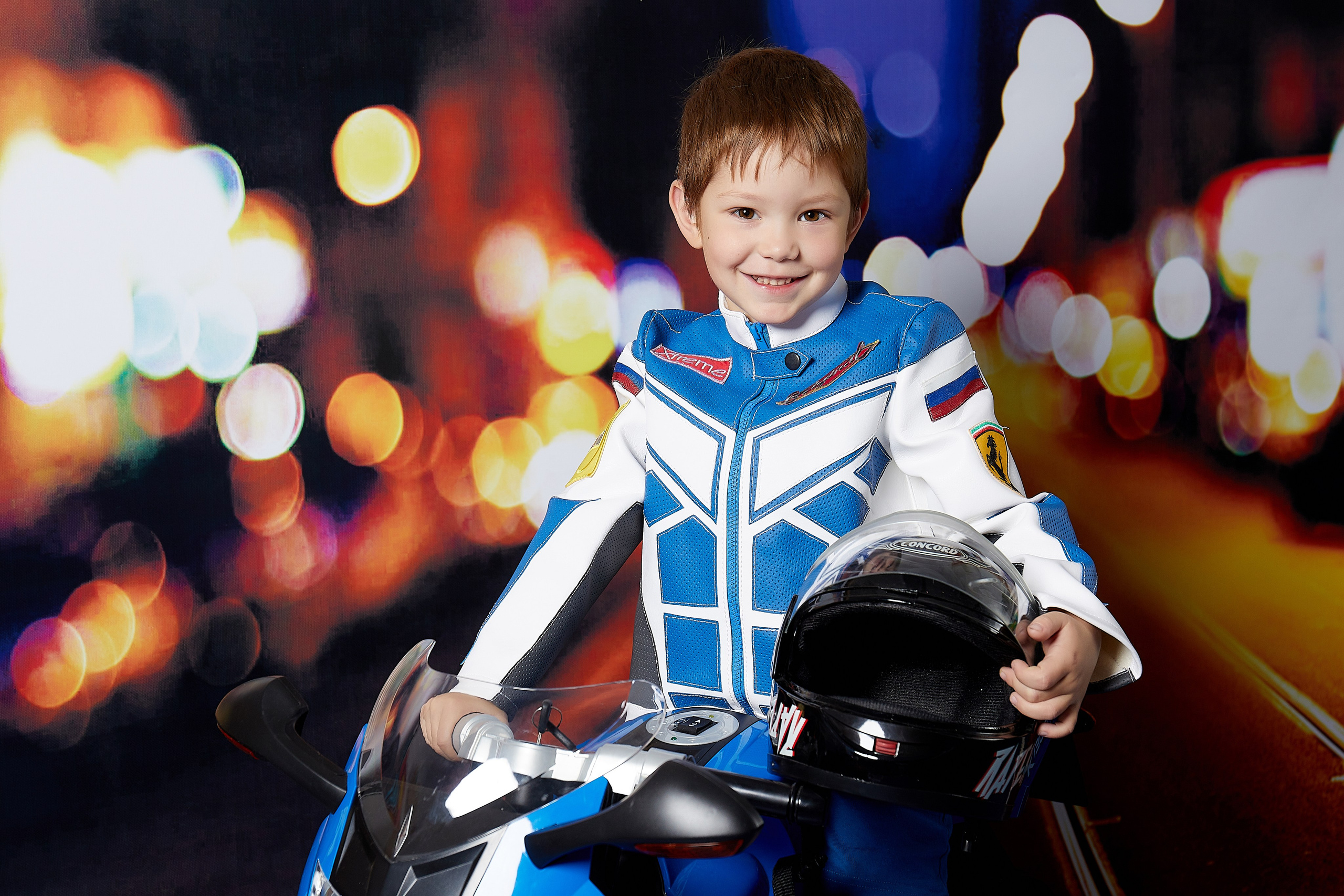 Байкер. Детская выездная фотостудия