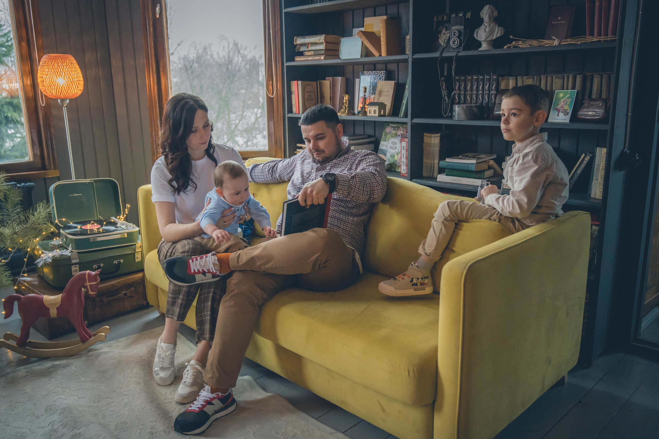 Екатерина, Александр, Саша и Артём. Фотограф Москва и МО