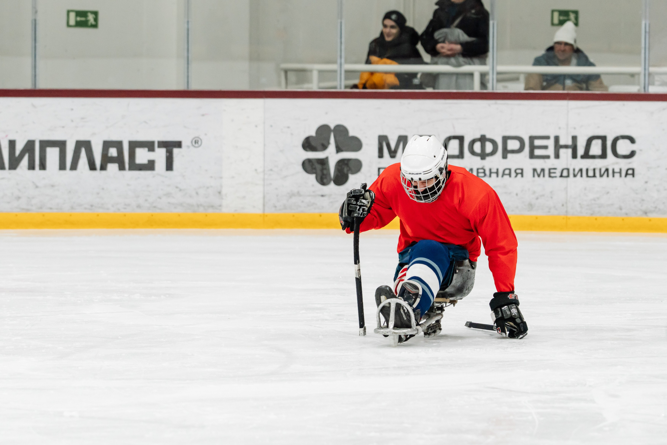 Игра в следж хоккей приуроченная 23.02.26 в арене Сталкер