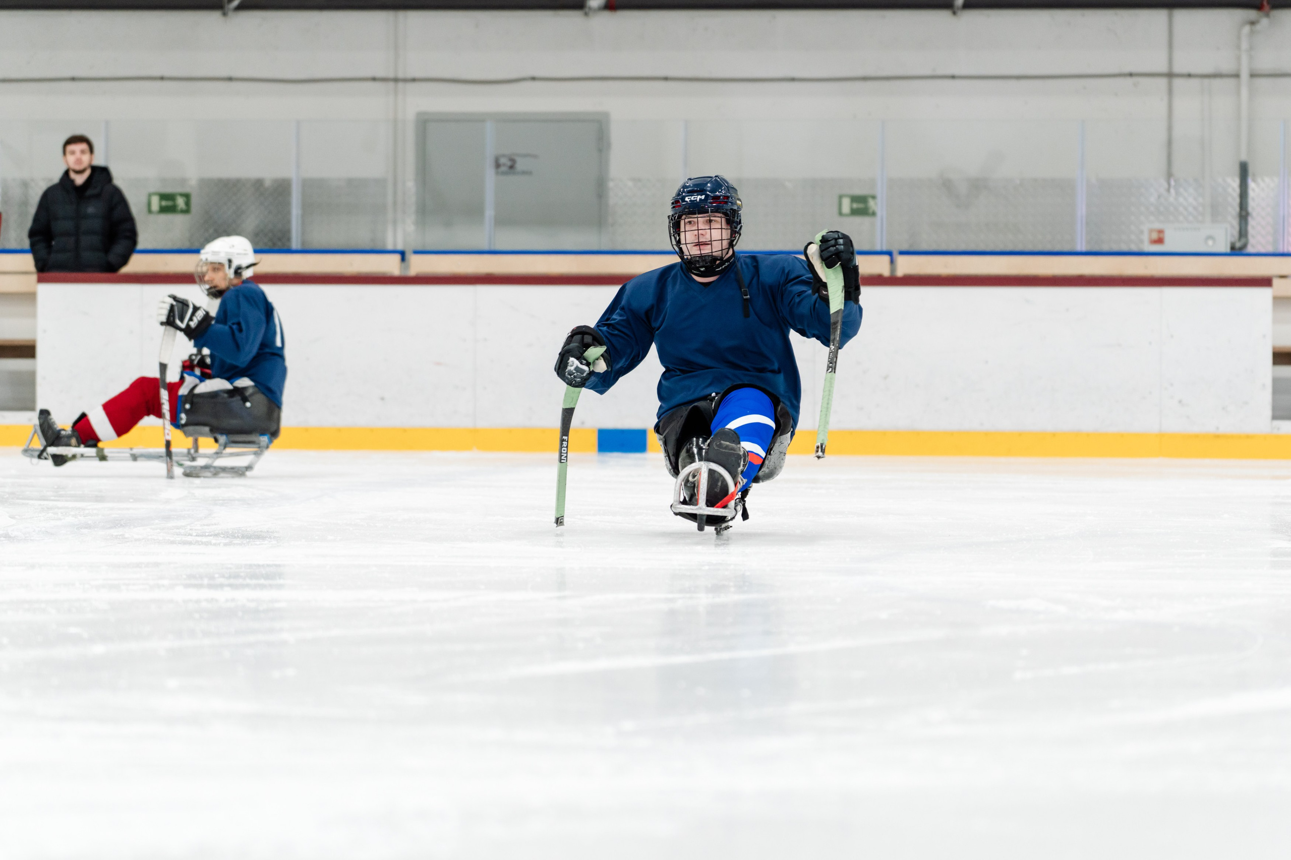 Игра в следж хоккей приуроченная 23.02.26 в арене Сталкер