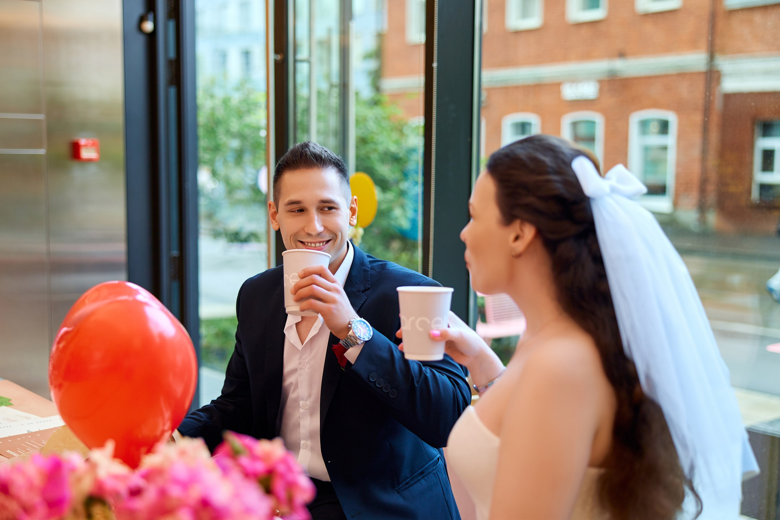 Свадебная фотосъёмка в гостинице Даниловская. Свадебный фотограф Сергей Колбинский