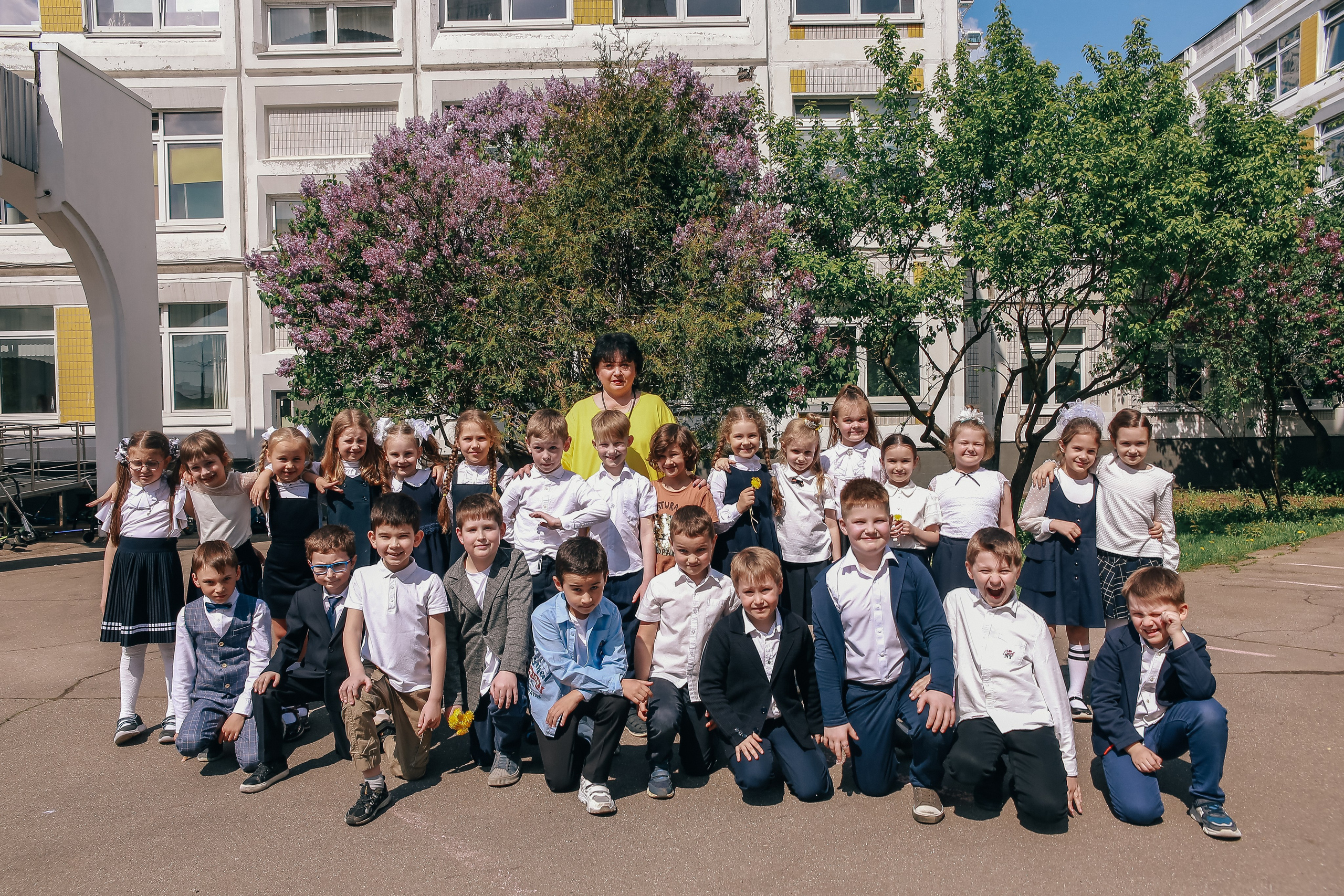 Школьная детская съёмка первоклассников. Антонина Морозова, профессиональный семейный фотограф видеограф