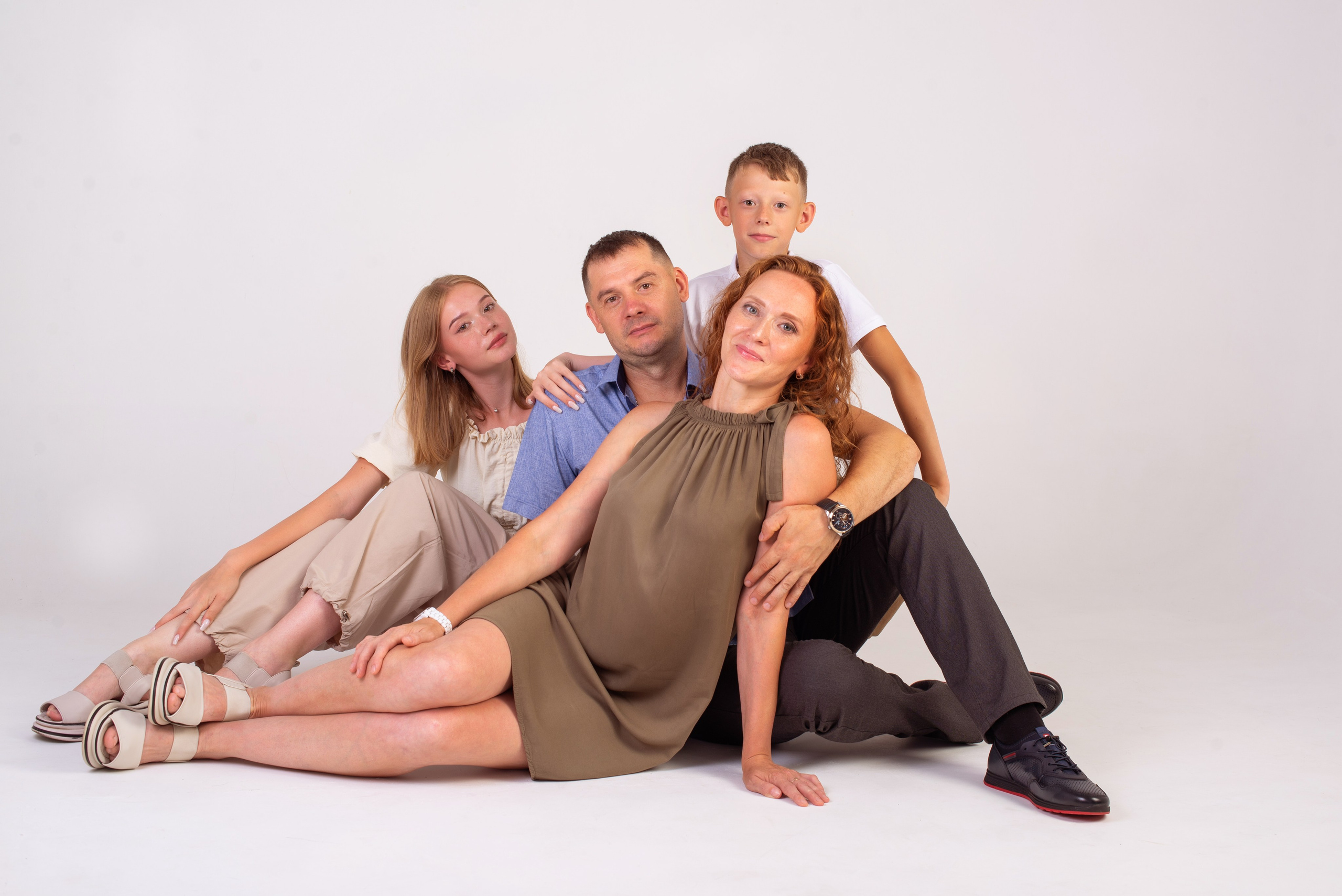 Съемки большой семьи. Семейный и детский фотограф в Юрге Альфия Опарина