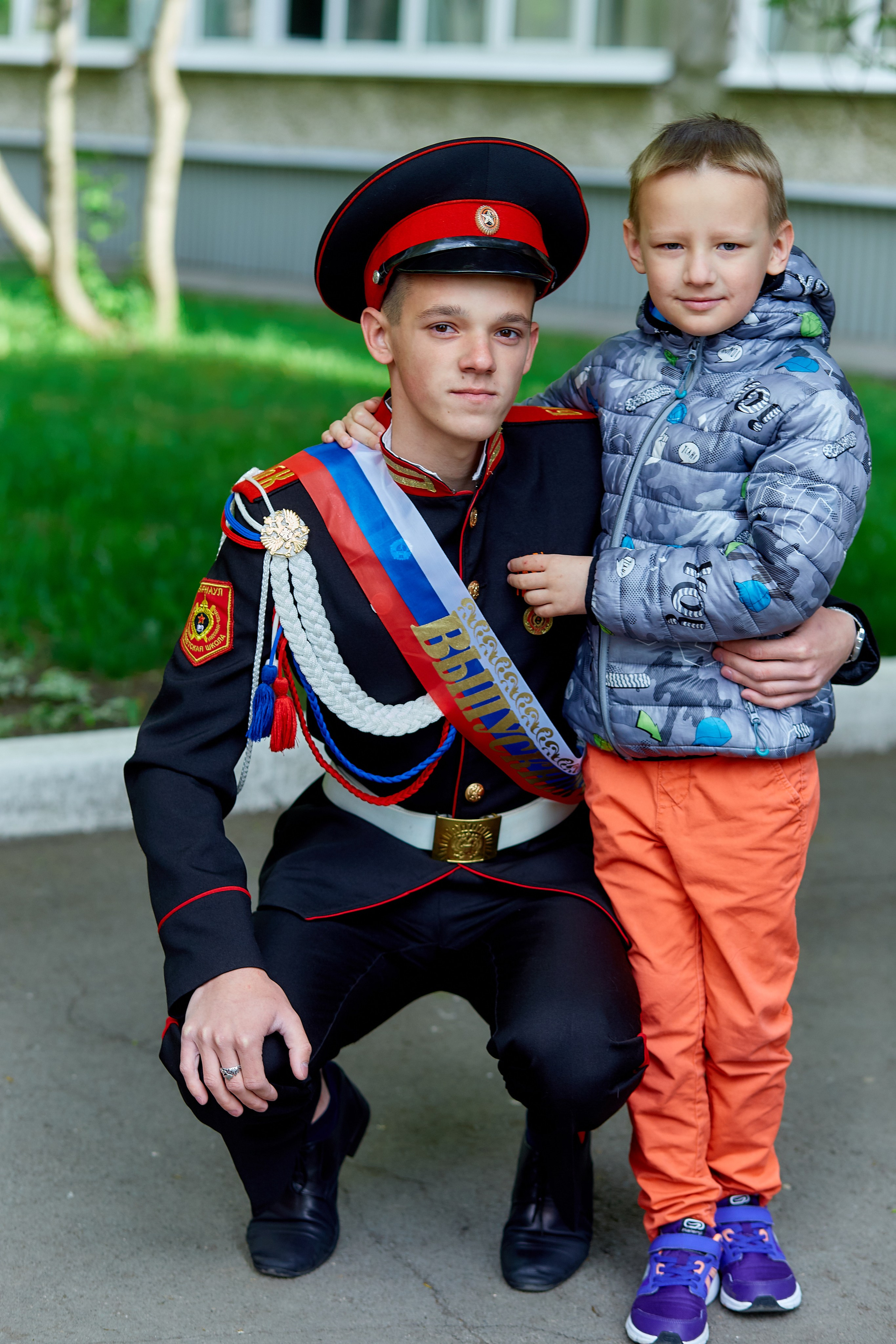 Кадеты последний звонок. Фотограф Вячеслав Фарунин