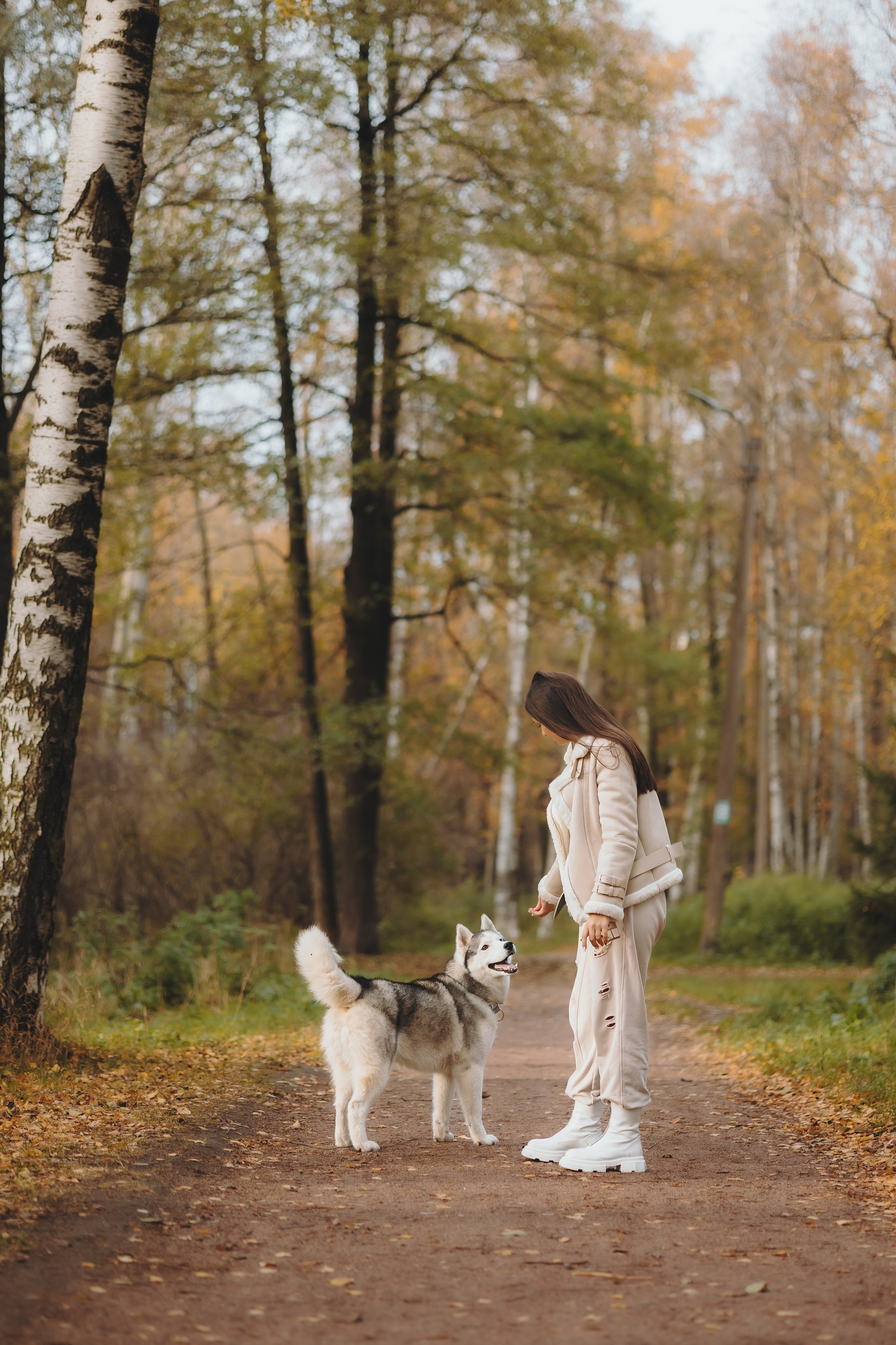 Настя и Айс. Фотограф-анималист в Санкт-Петербурге Алина Яхонт