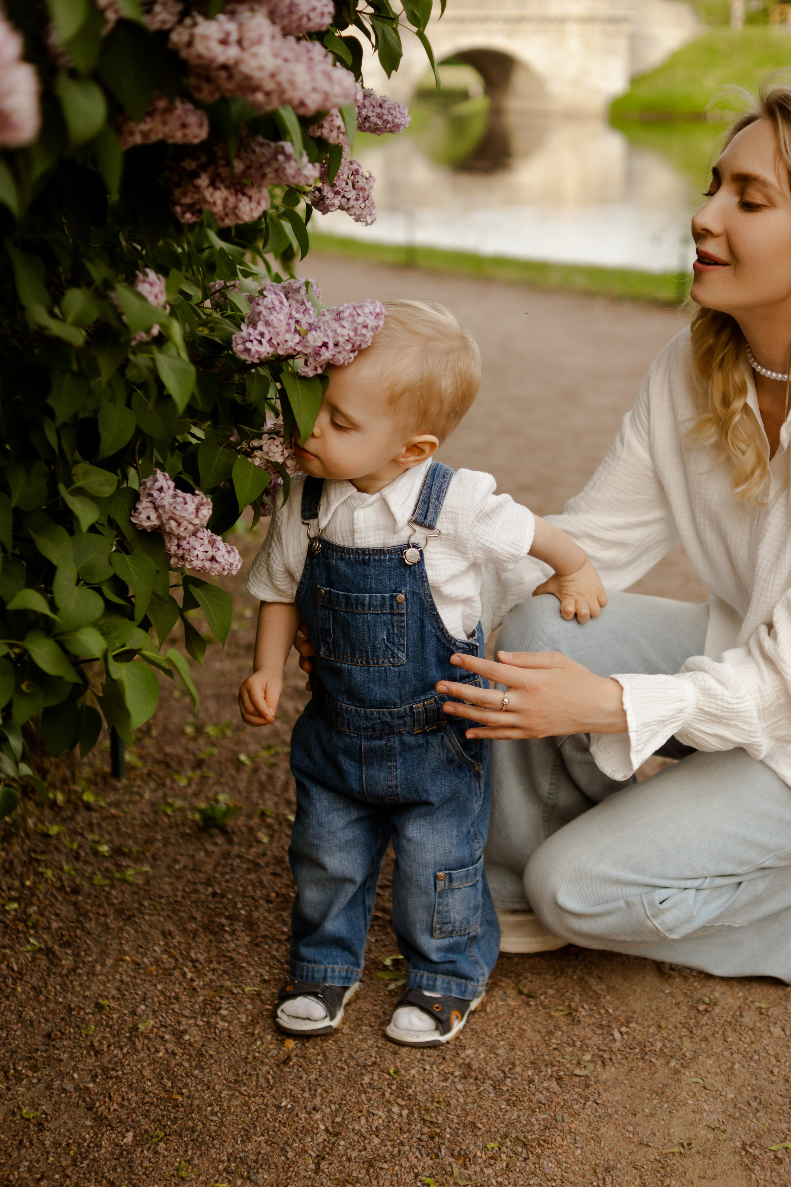 Аня с сыном Сашей