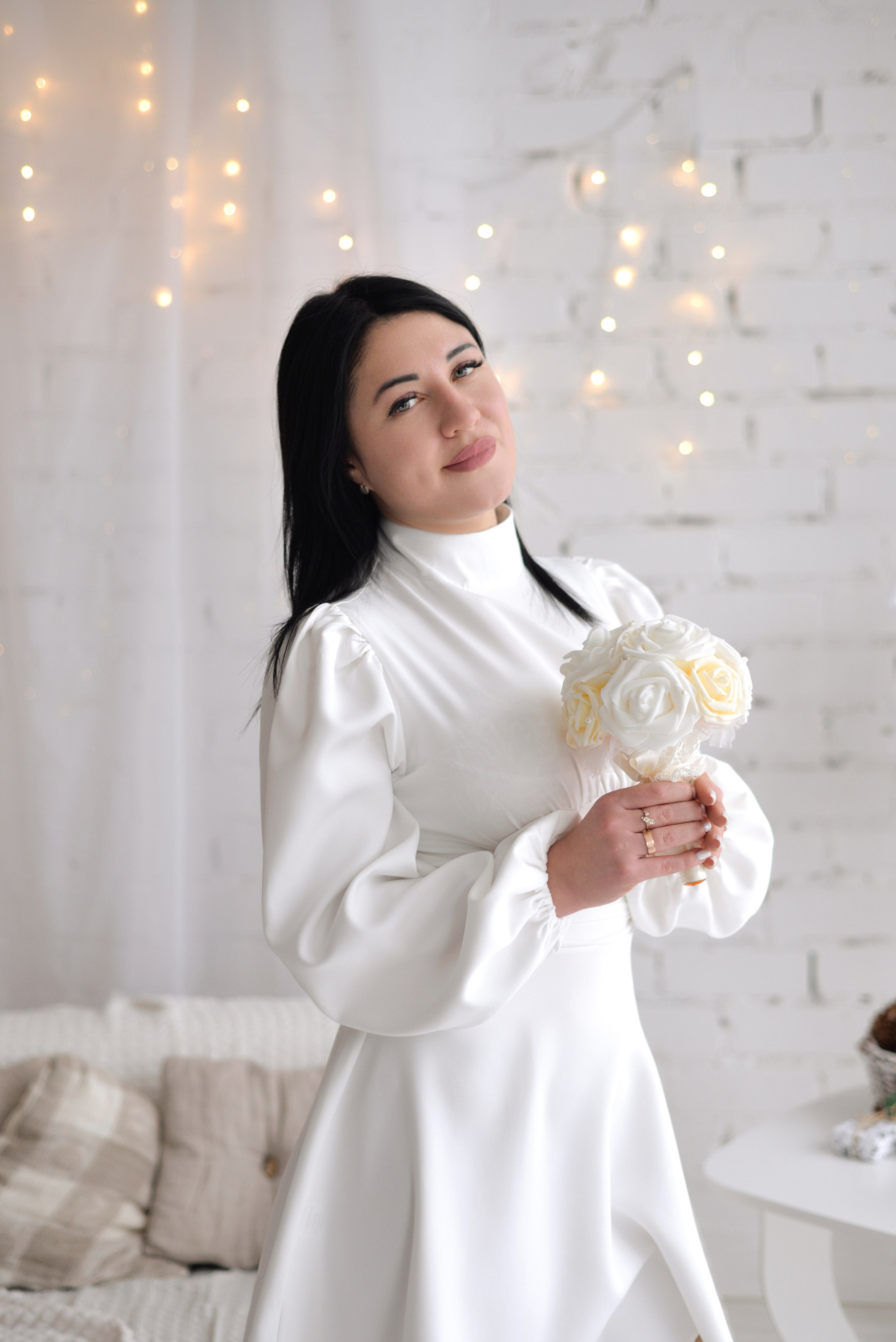 Настя и Сережа свадебная в студии. Семейный и свадебный фотограф Галина Абакумова, фотосессии в Белгороде