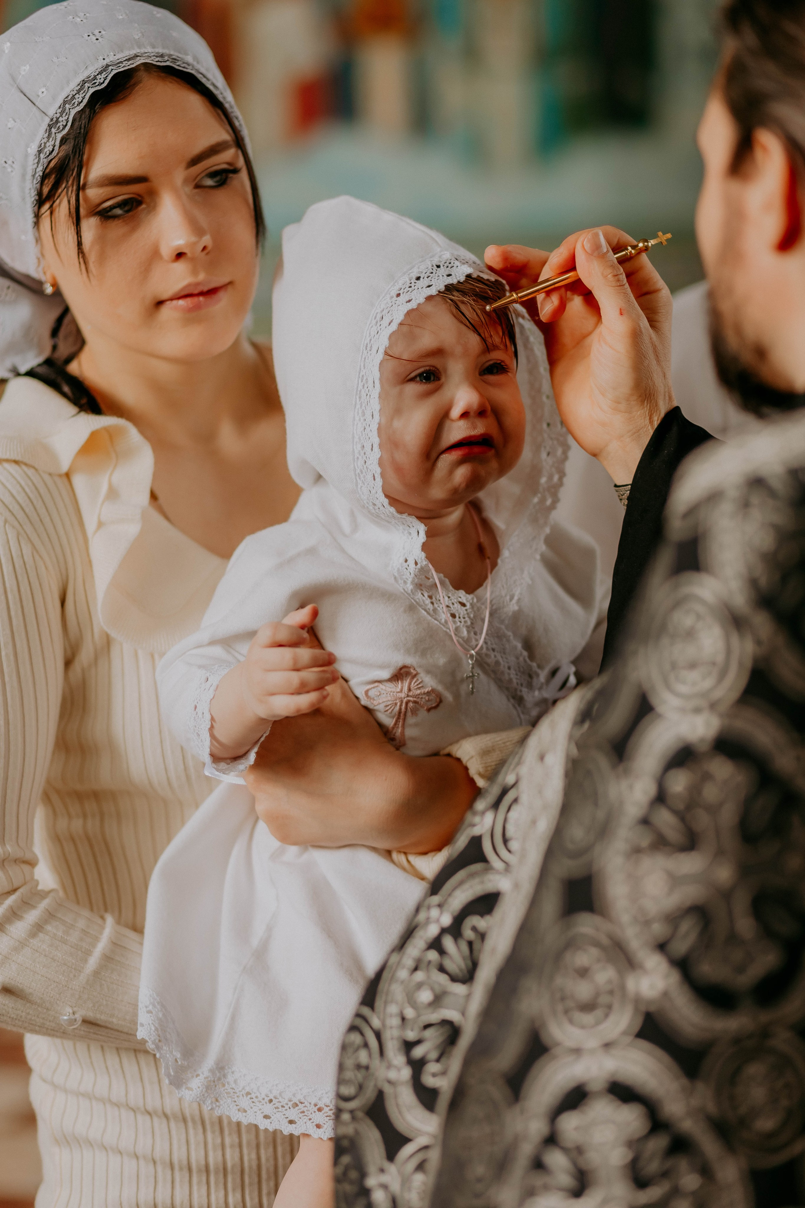 Крещение Василисы. Семейный фотограф в Волгодонске Краченцева Анна