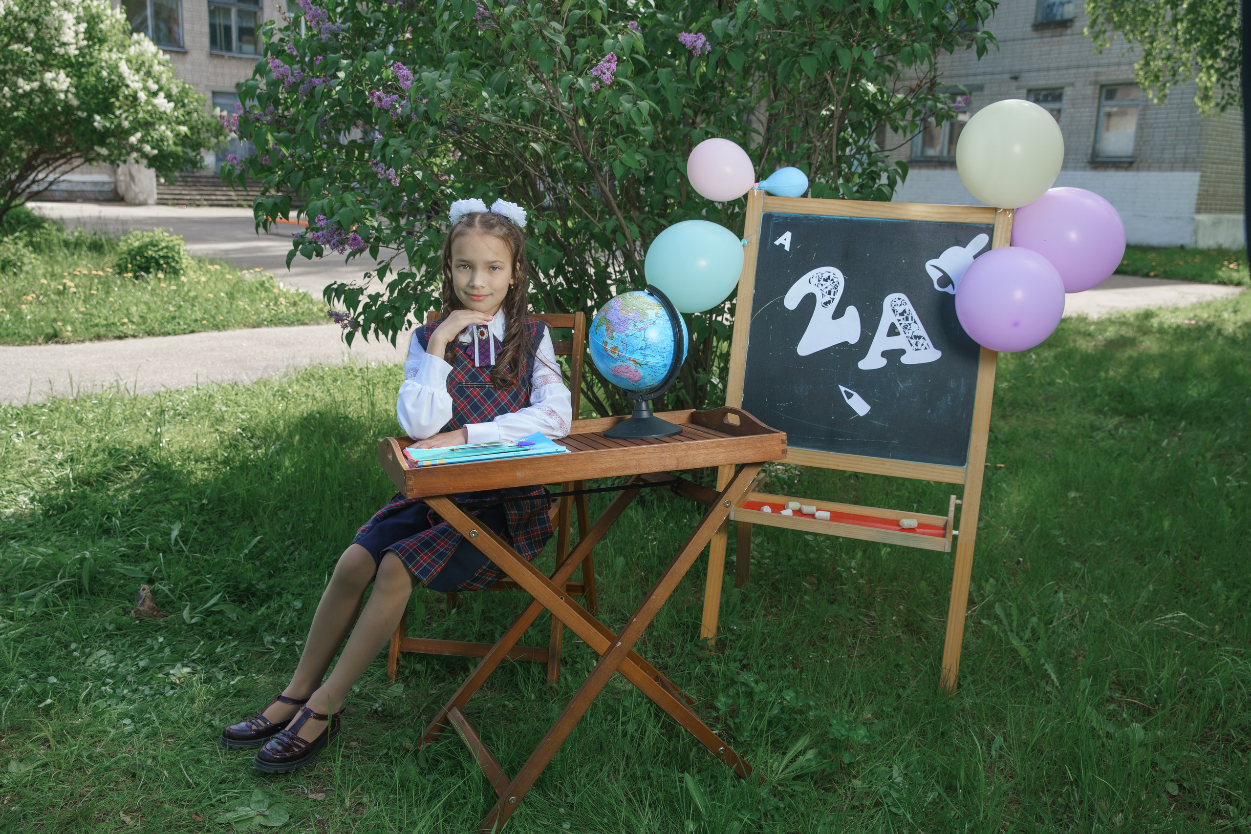 Школьная фотозона. Семейный и детский фотограф в Нижнем Новгороде