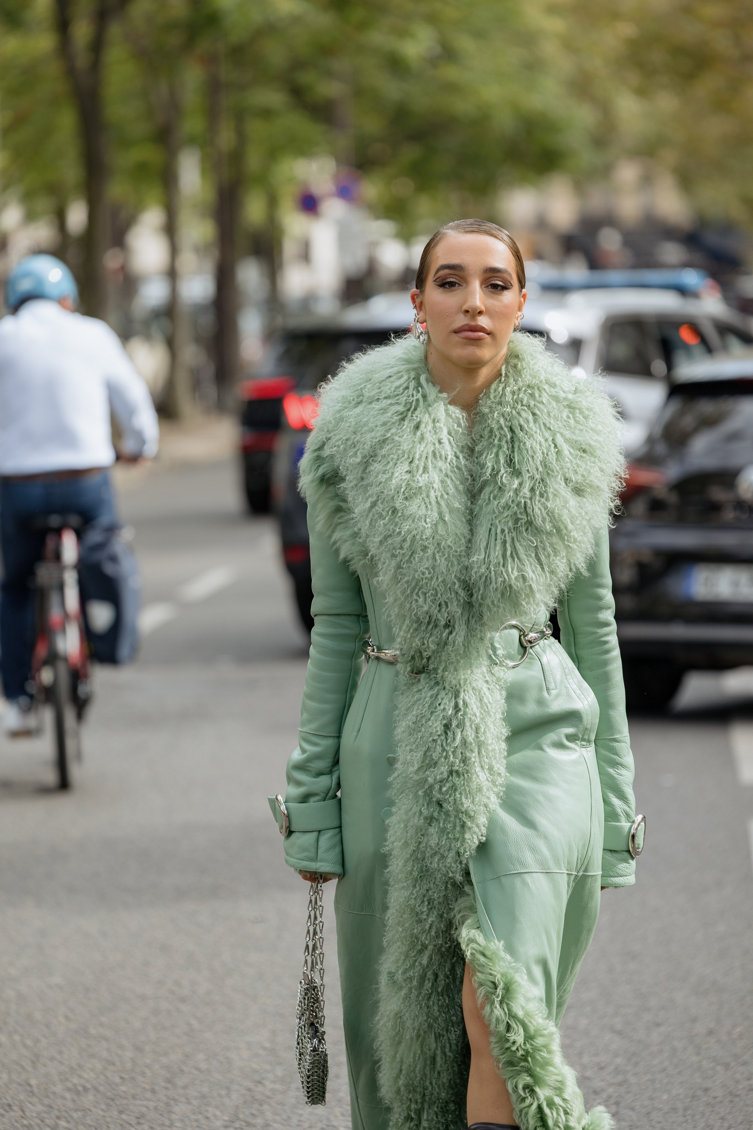 PFW SPRING SUMMER 2024 RABANNE. Photographer in Milan Ivan Goncharov