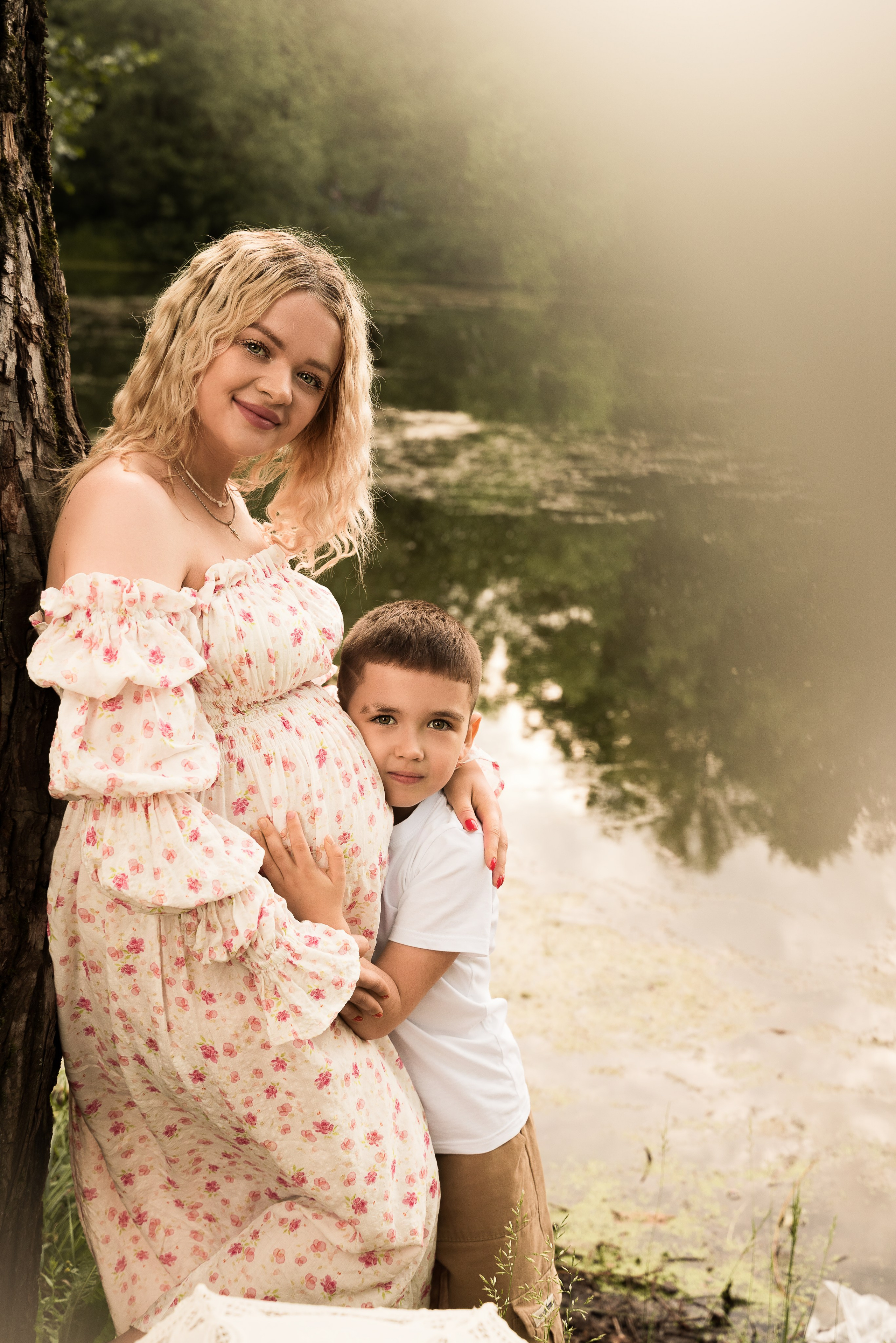 БЕРЕМЕННОСТЬ Наталья с семьей. Фотограф Ксения Огородова портфолио