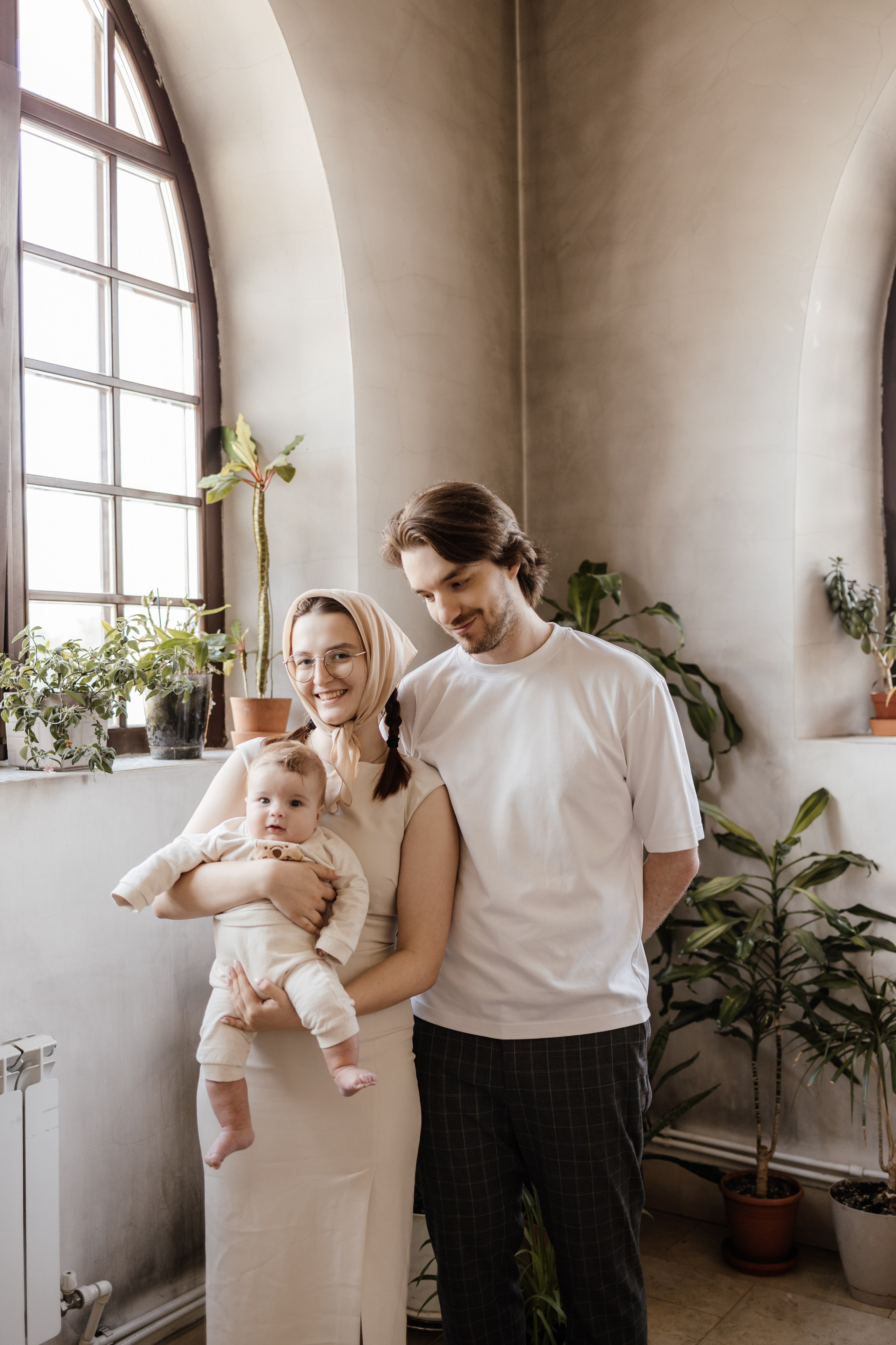 Таинство Крещения Саши. Фотограф новорождённых Newborn Москва