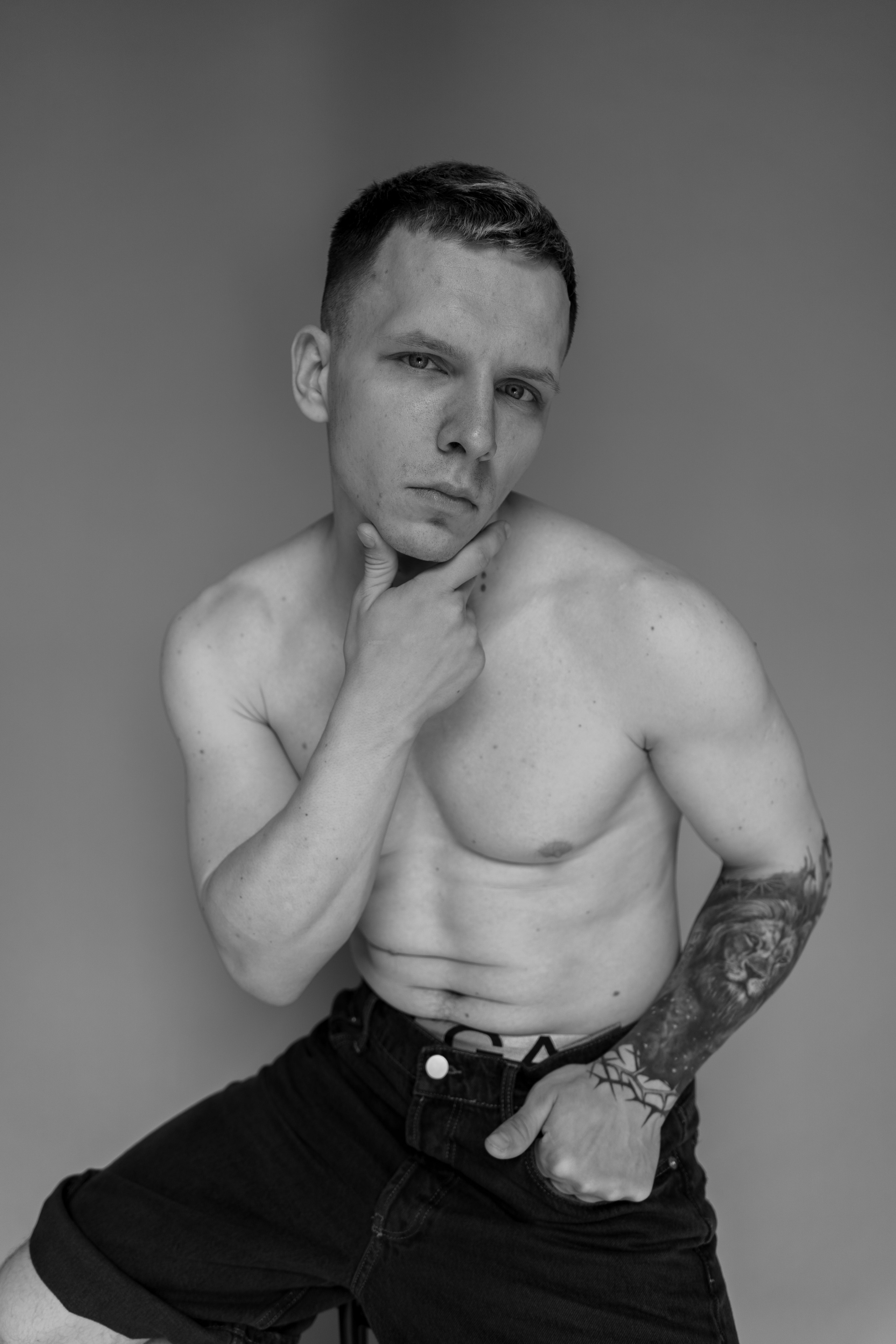 Мужская съёмка в студии. Фотограф Елизавета Потешкина