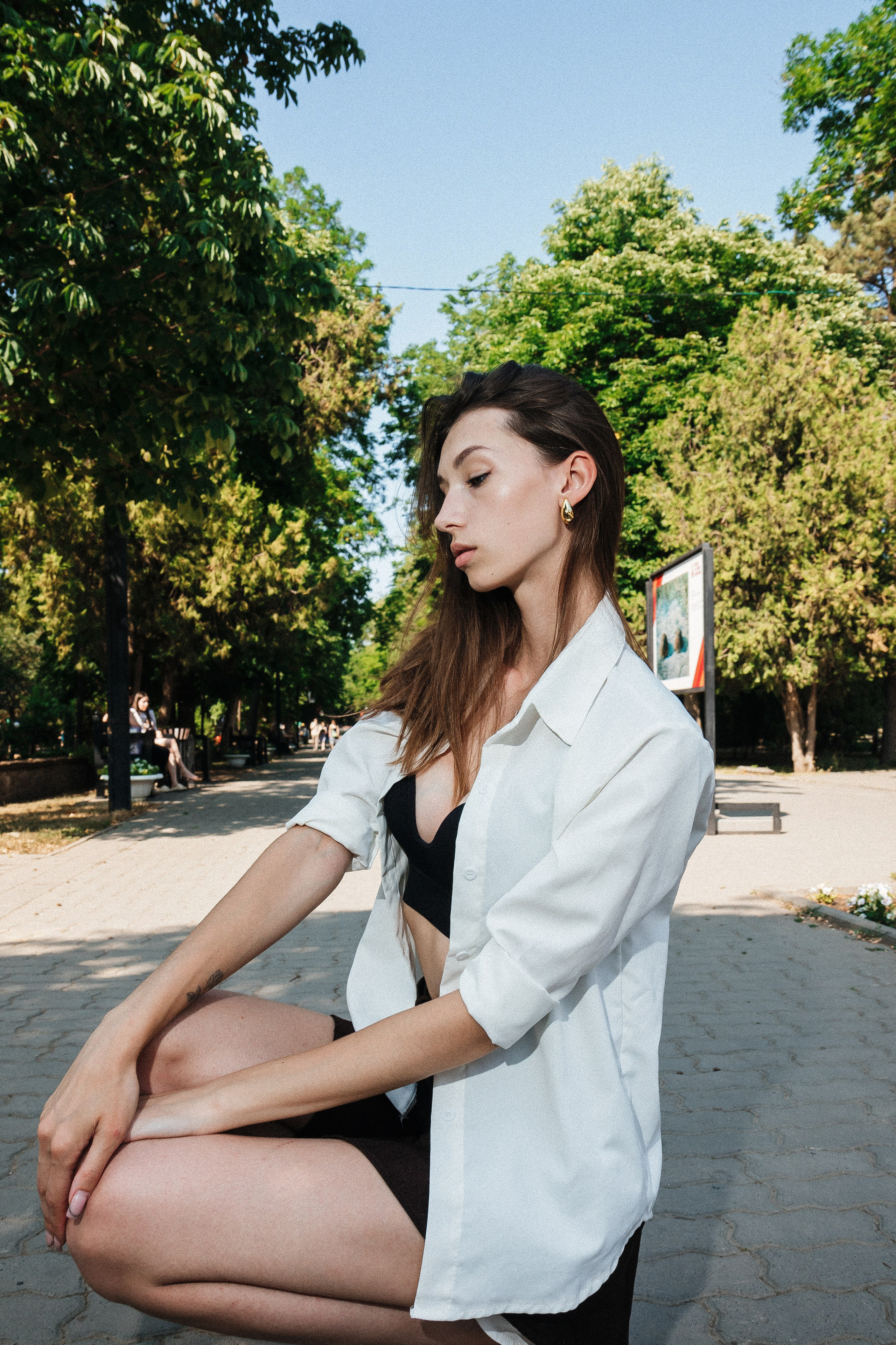 Лера в парке Горького. Фотограф Александр Бигари