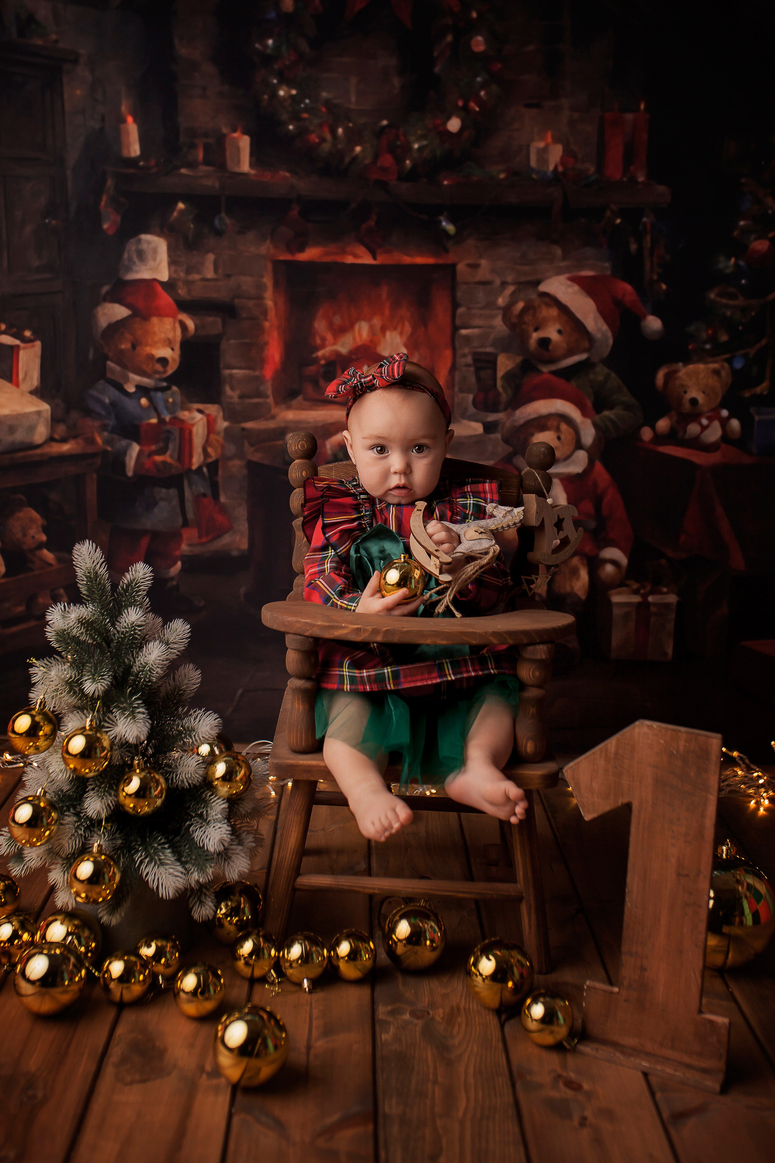 Есения, 1 годик. Фотограф новорожденных в Новокузнецке Анна Горошникова
