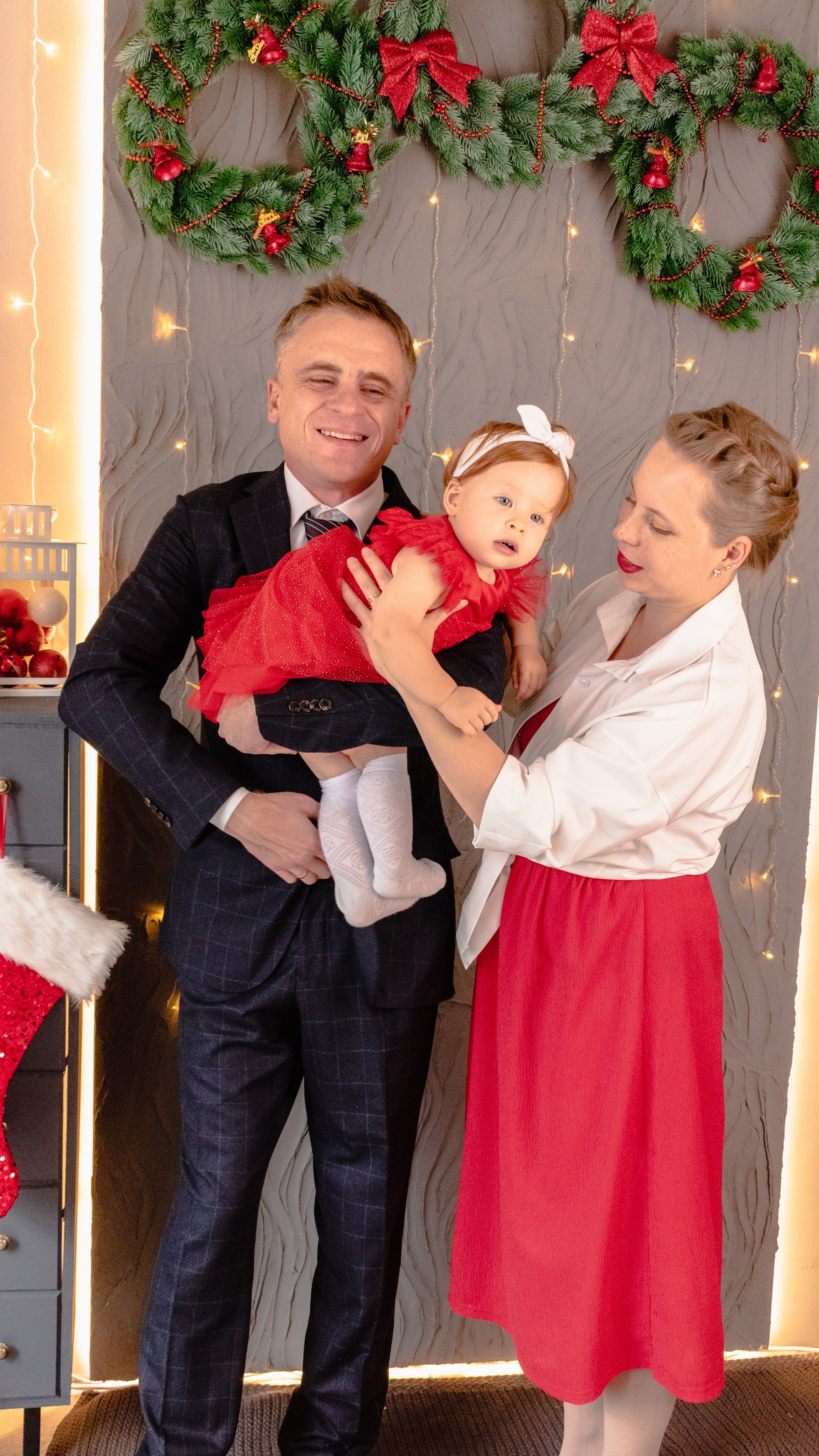 Новогоднее семейное фото. Фотограф в Набережных Челнах Мари Сенчик