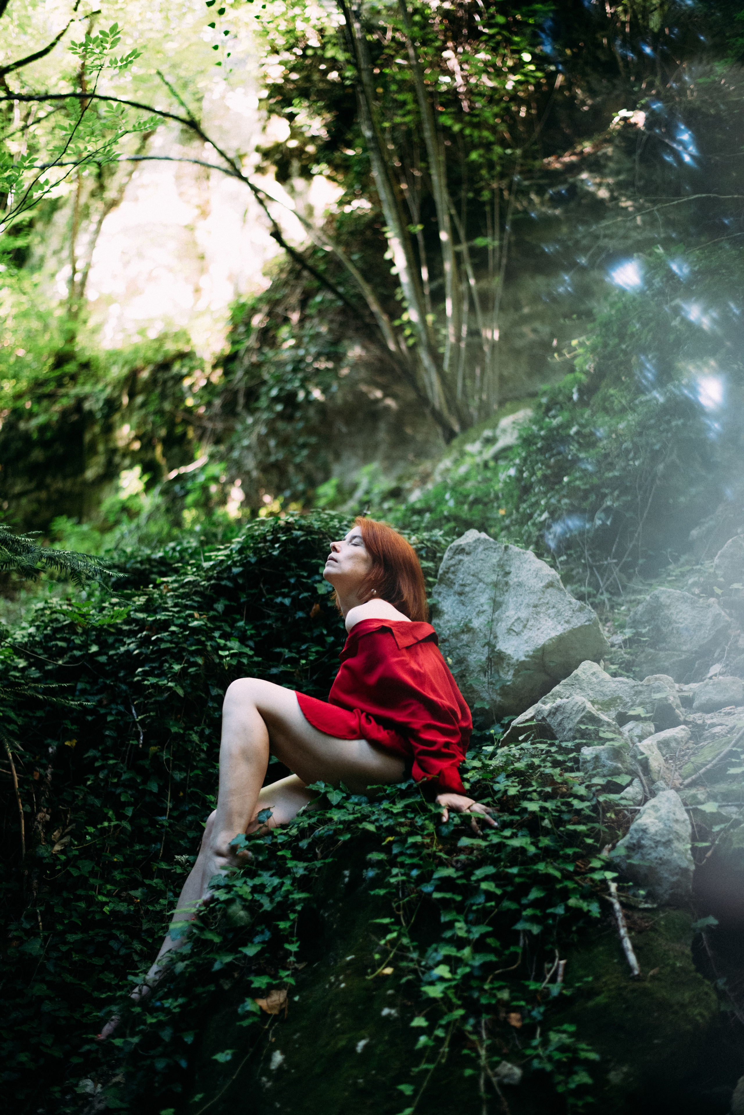 Женский портрет на природе