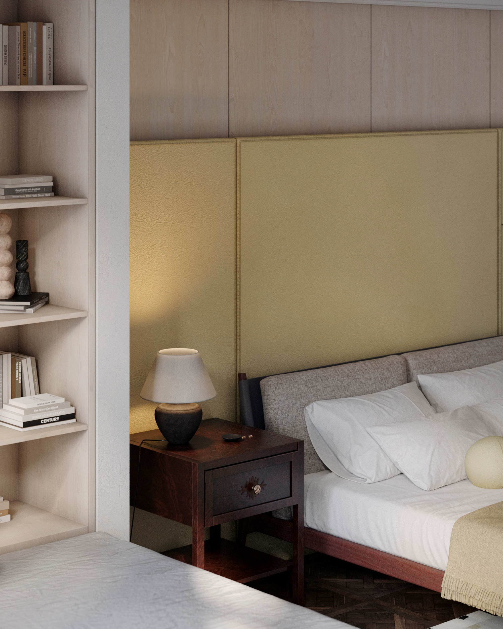 BEDROOM YELLOW. Визуализации Дизайн проектов