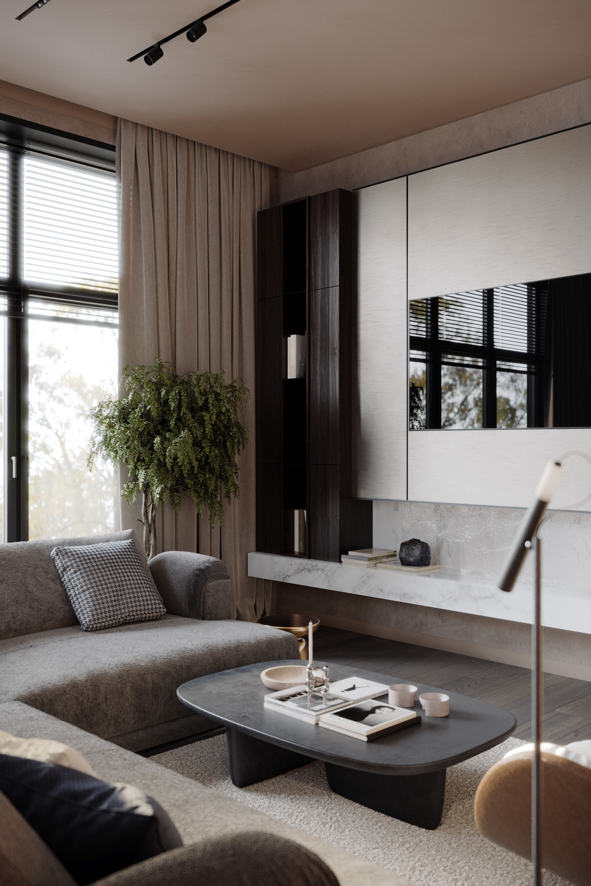 Пентхаус. Архитекторы Бюро SPHERA. Визуализации Дизайн проектов