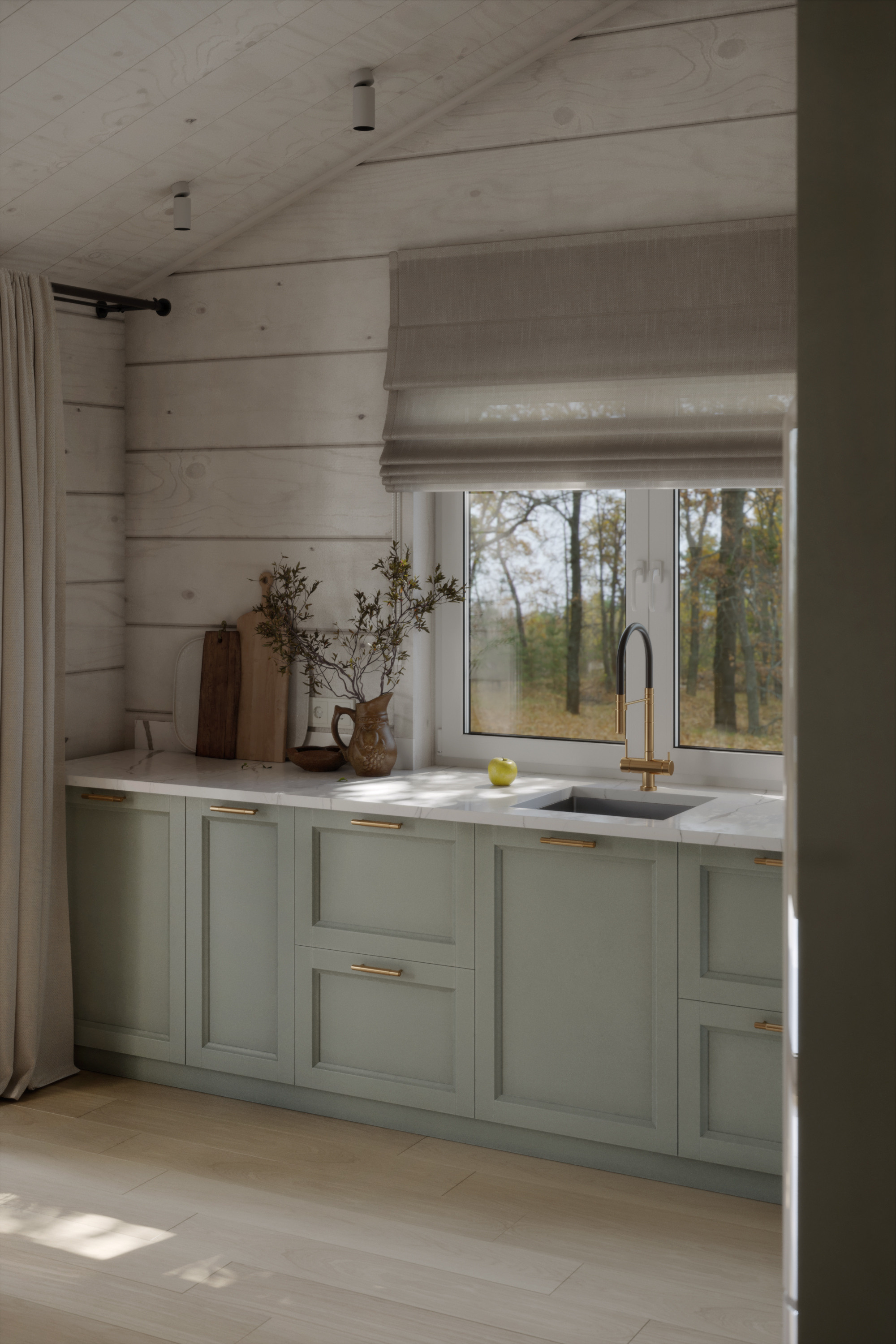 Загородный Дом. Архитектор Наталья Форш. Визуализации Дизайн проектов