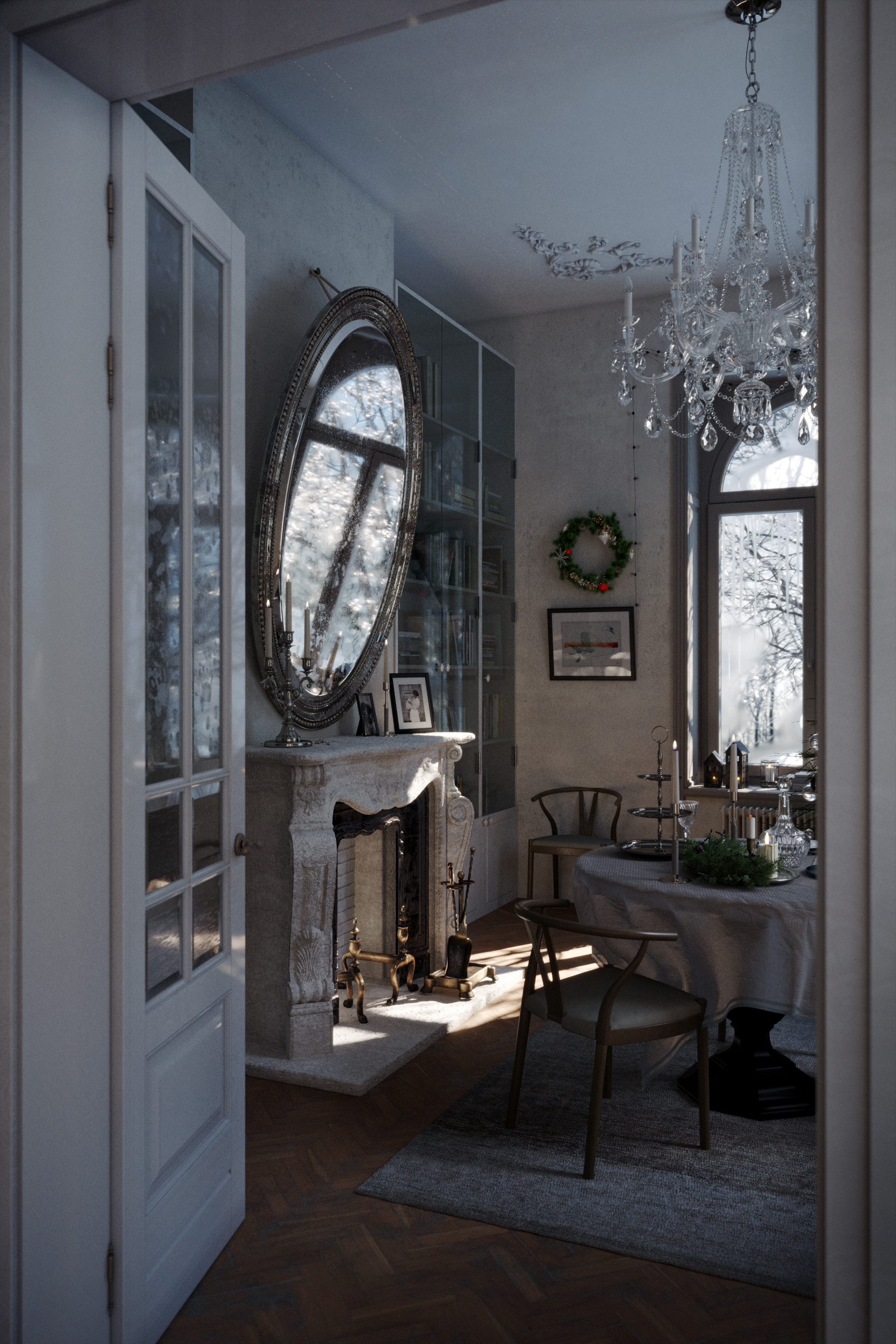 NEW YEAR MOOD. Визуализации Дизайн проектов