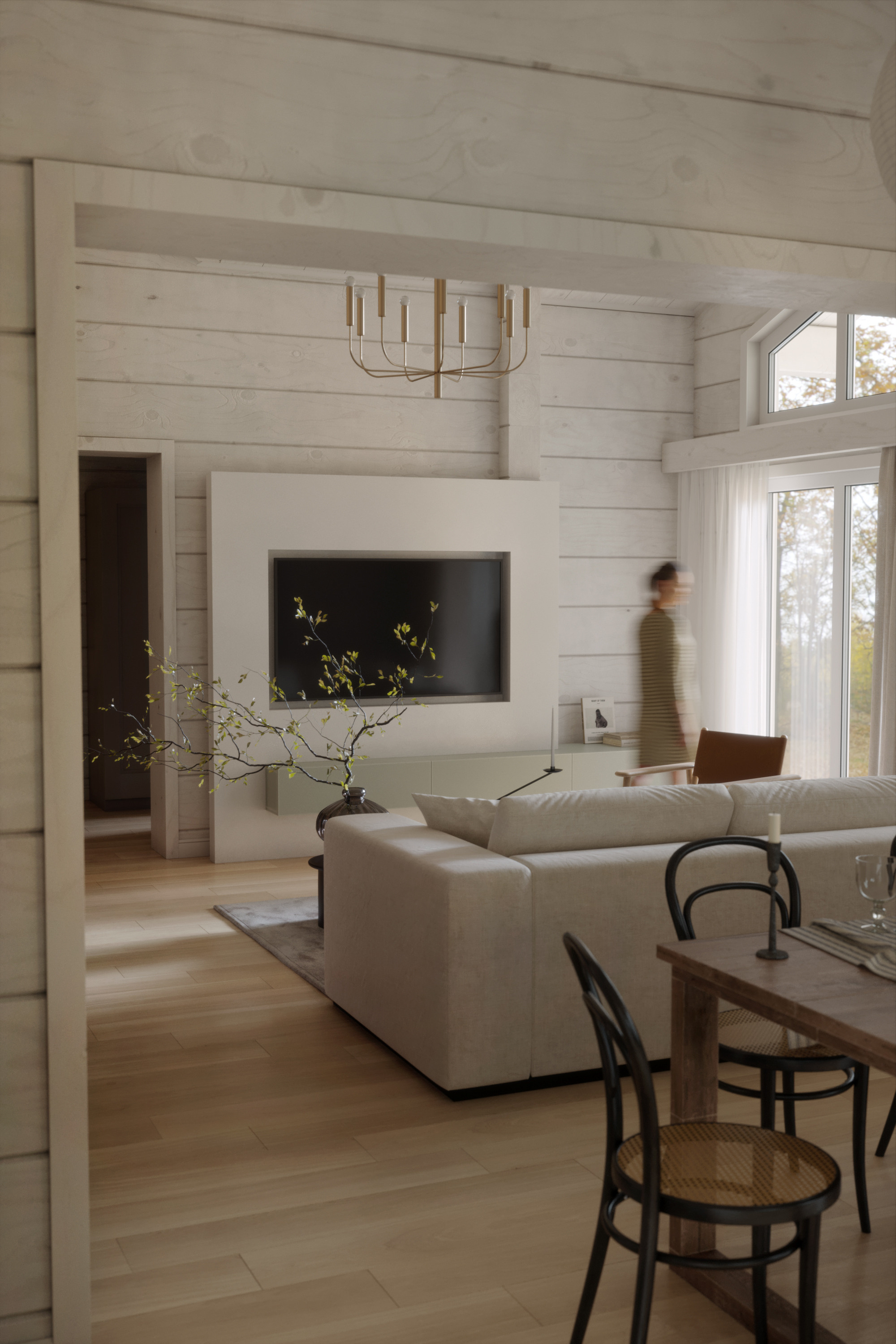 Загородный Дом. Архитектор Наталья Форш. Визуализации Дизайн проектов