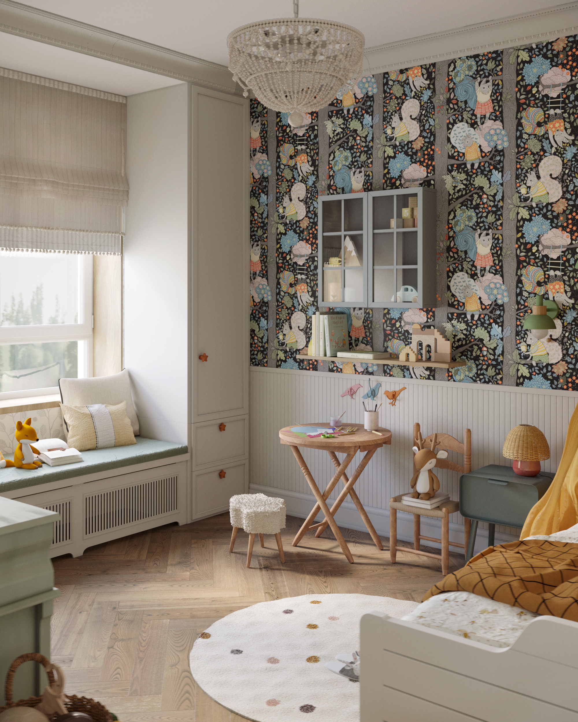 KID'S BEDROOM. Архитекторы бюро SPHERA. Визуализации Дизайн проектов